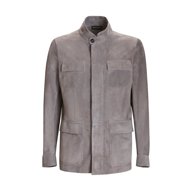Sahariana in suede da uomo made by Fratelli Rossetti