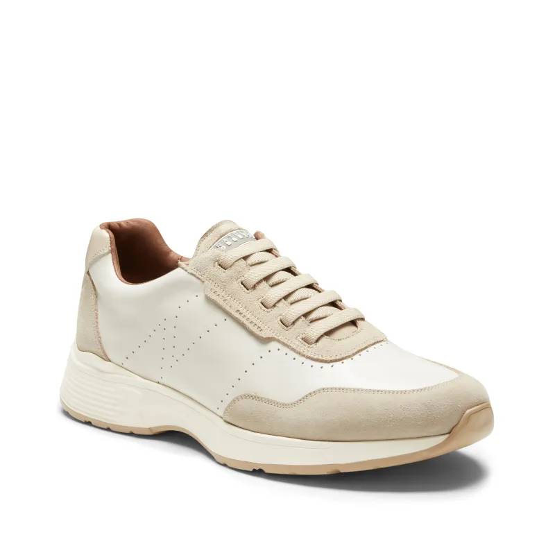 Sneaker in pelle e suede da uomo made by Fratelli Rossetti