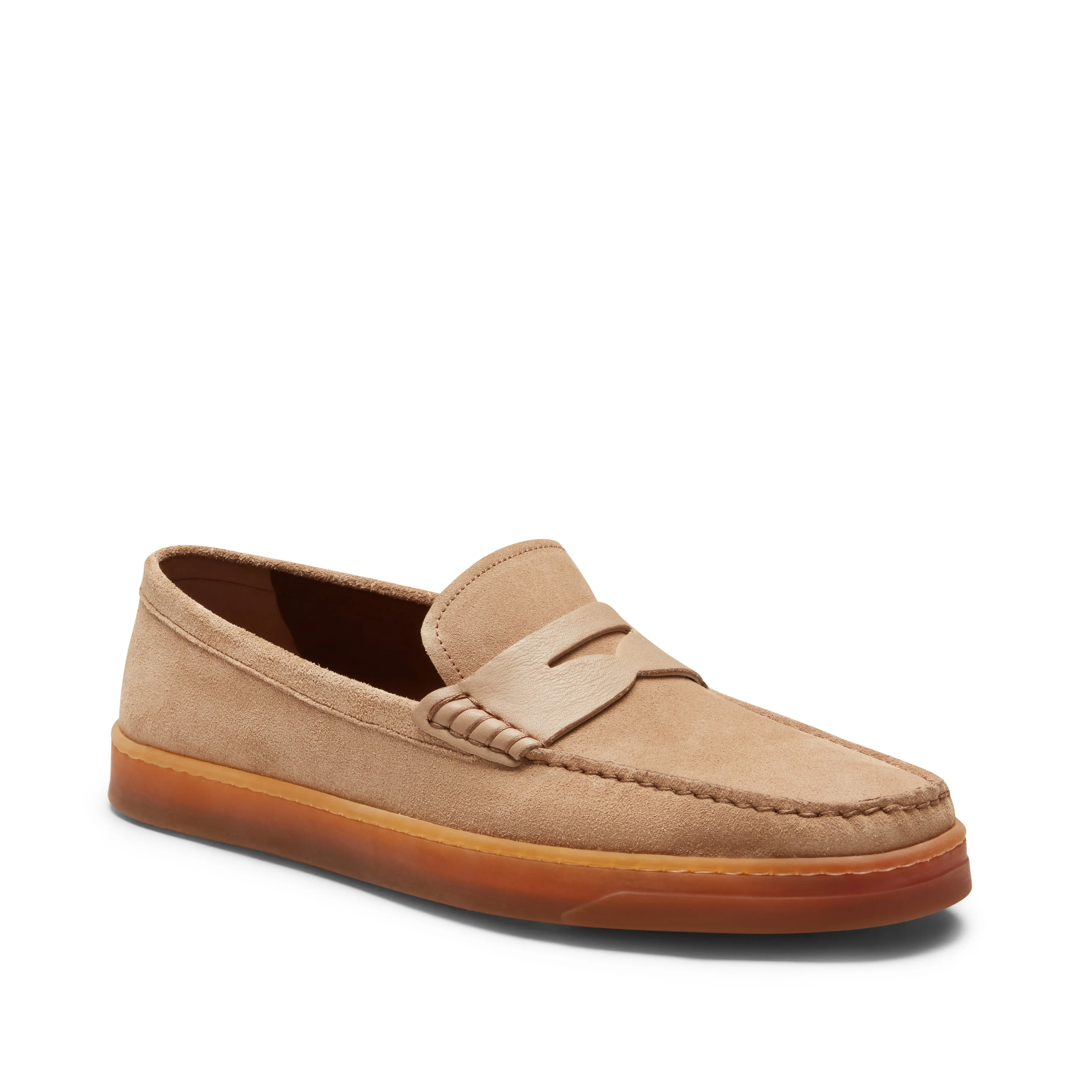 Mocassino tubolare in suede sold by Fratelli Rossetti