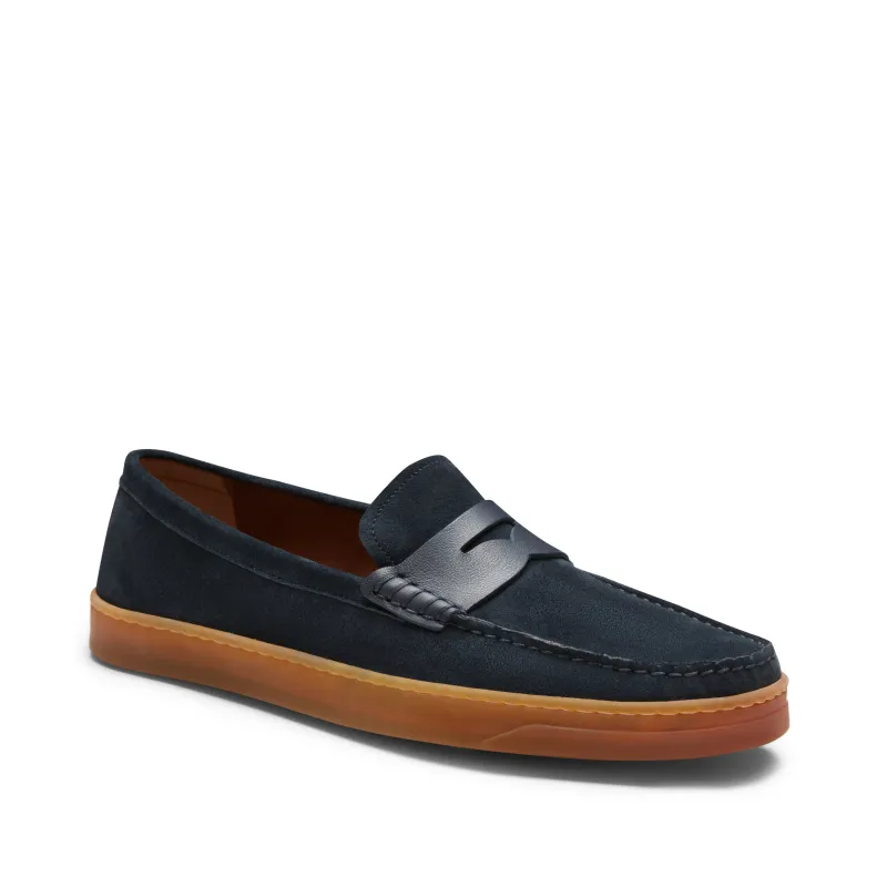 Mocassino tubolare in suede made by Fratelli Rossetti