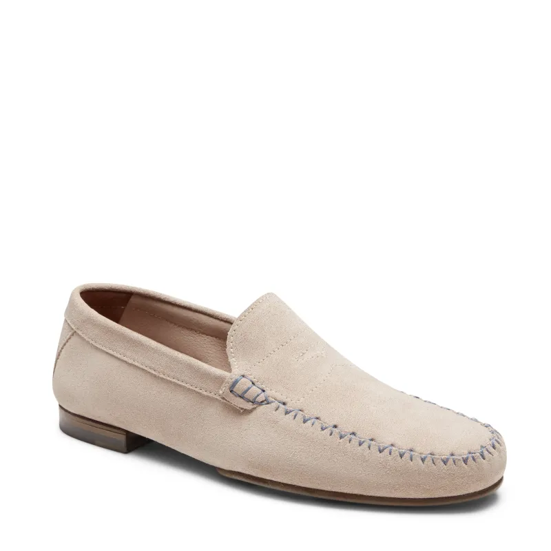 Mocassino tubolare in suede made by Fratelli Rossetti