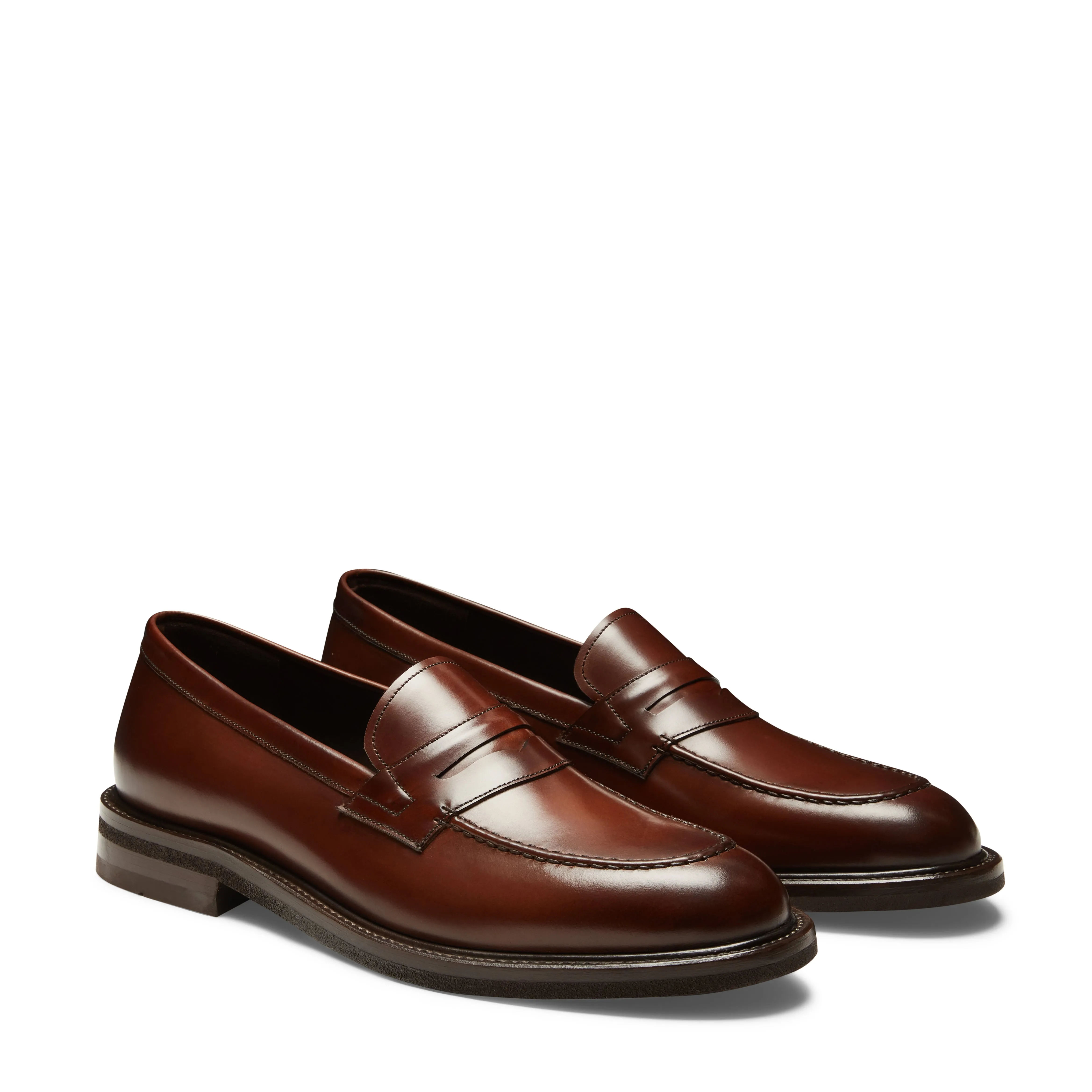 Mocassino in pelle da uomo marrone sold by Fratelli Rossetti product image thumbnail 2
