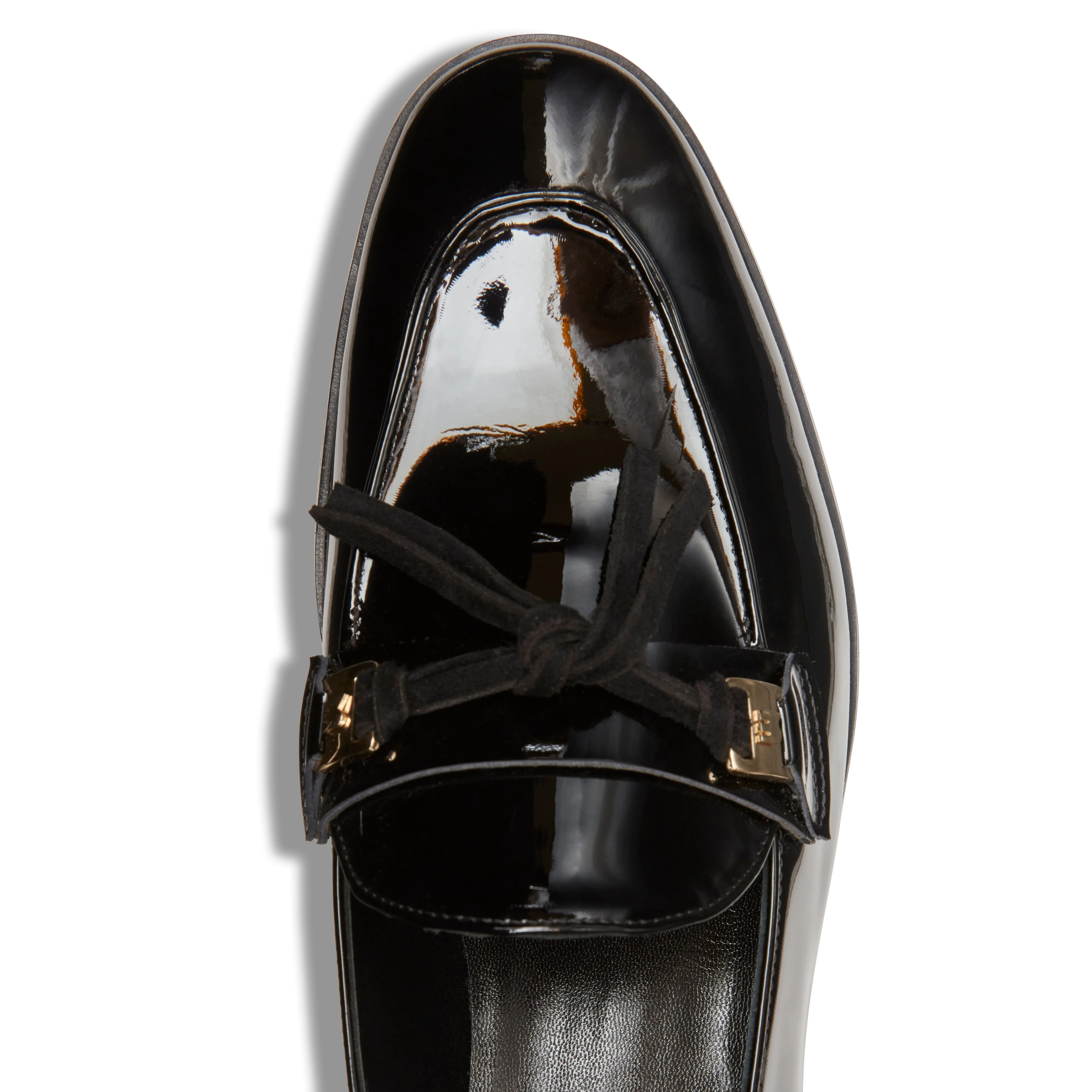 Mocassino da donna in pelle nera verniciata sold by Fratelli Rossetti product image thumbnail 4