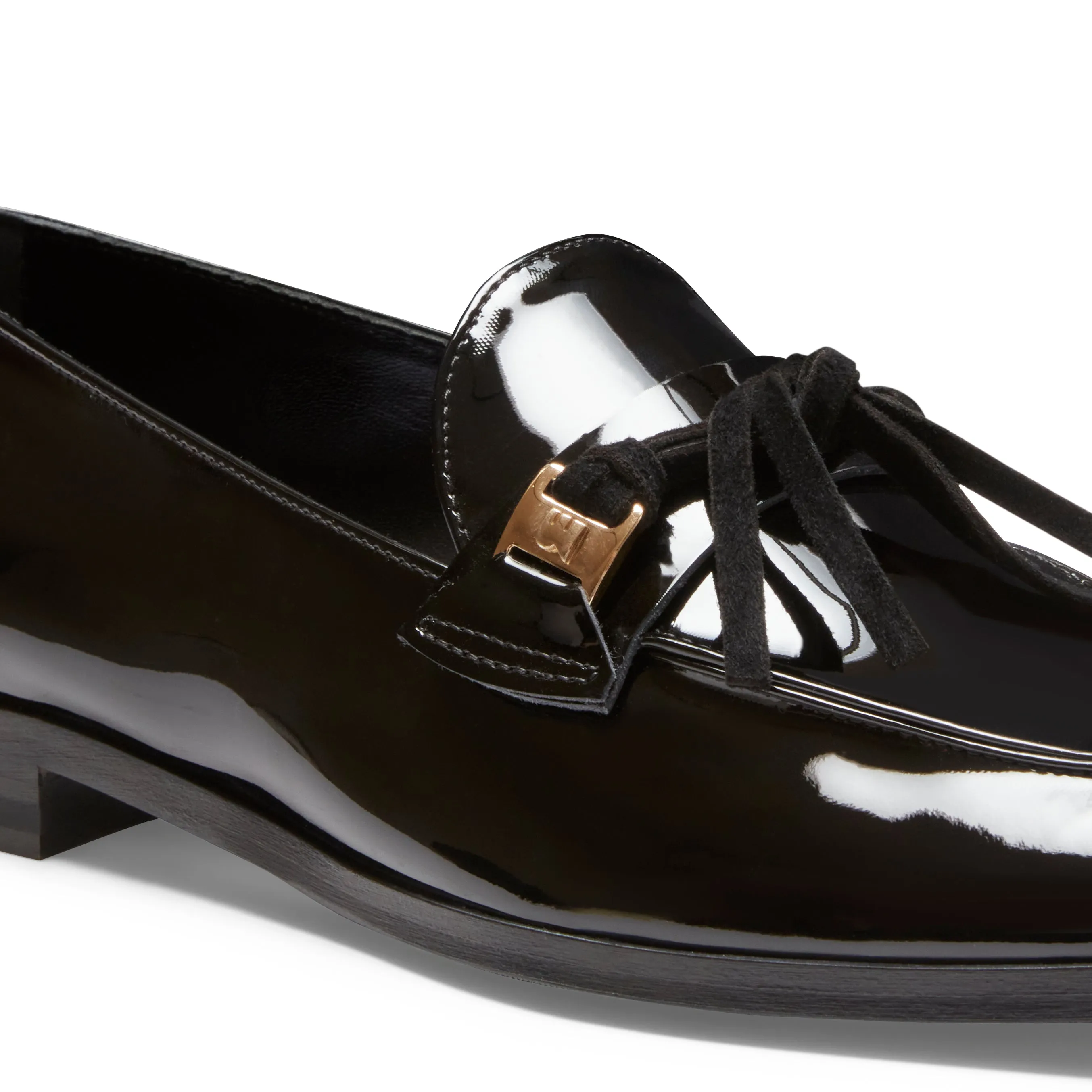 Mocassino da donna in pelle nera verniciata sold by Fratelli Rossetti product image thumbnail 5