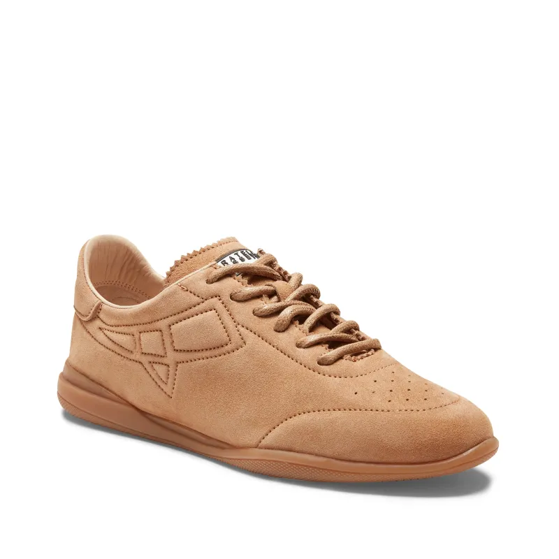 Sneaker Kyoto in suede da donna beige made by Fratelli Rossetti