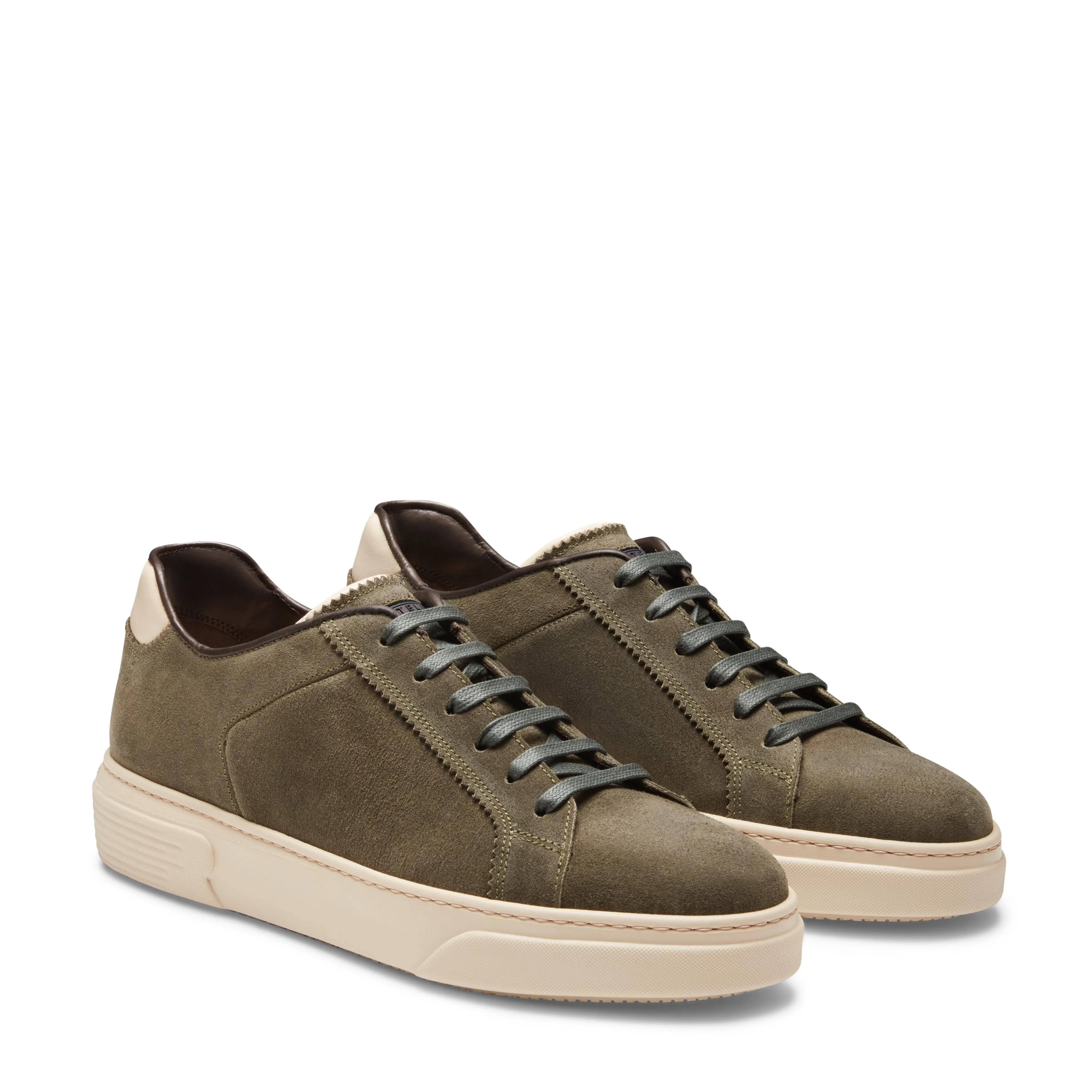 Sneaker in suede da uomo verde foresta sold by Fratelli Rossetti product image thumbnail 2