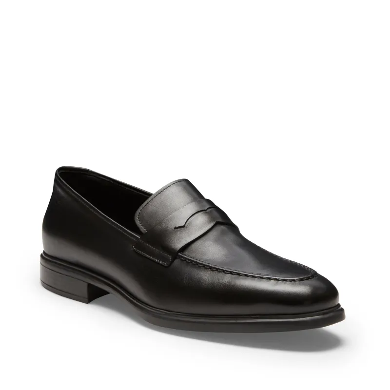 Mocassino Richard nero in pelle made by Fratelli Rossetti