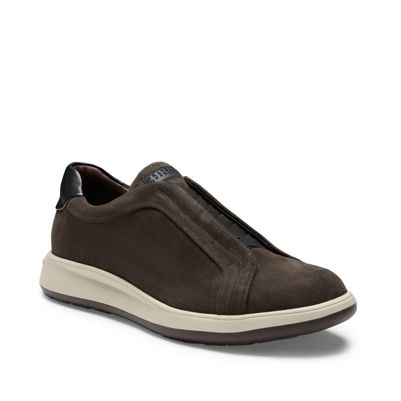 Sneaker in suede da uomo antracite made by Fratelli Rossetti