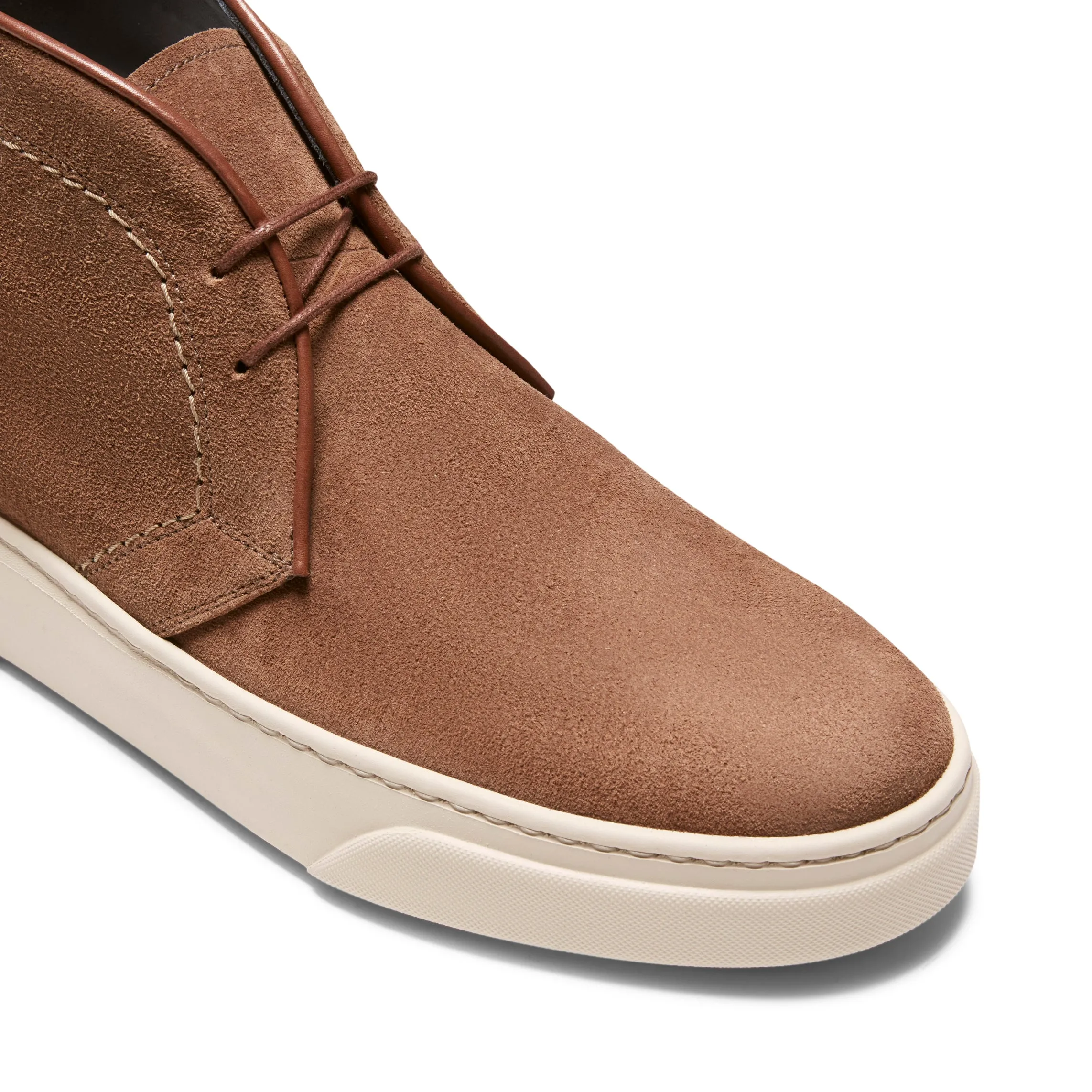 Desert boot in suede da uomo color castoro sold by Fratelli Rossetti product image thumbnail 4