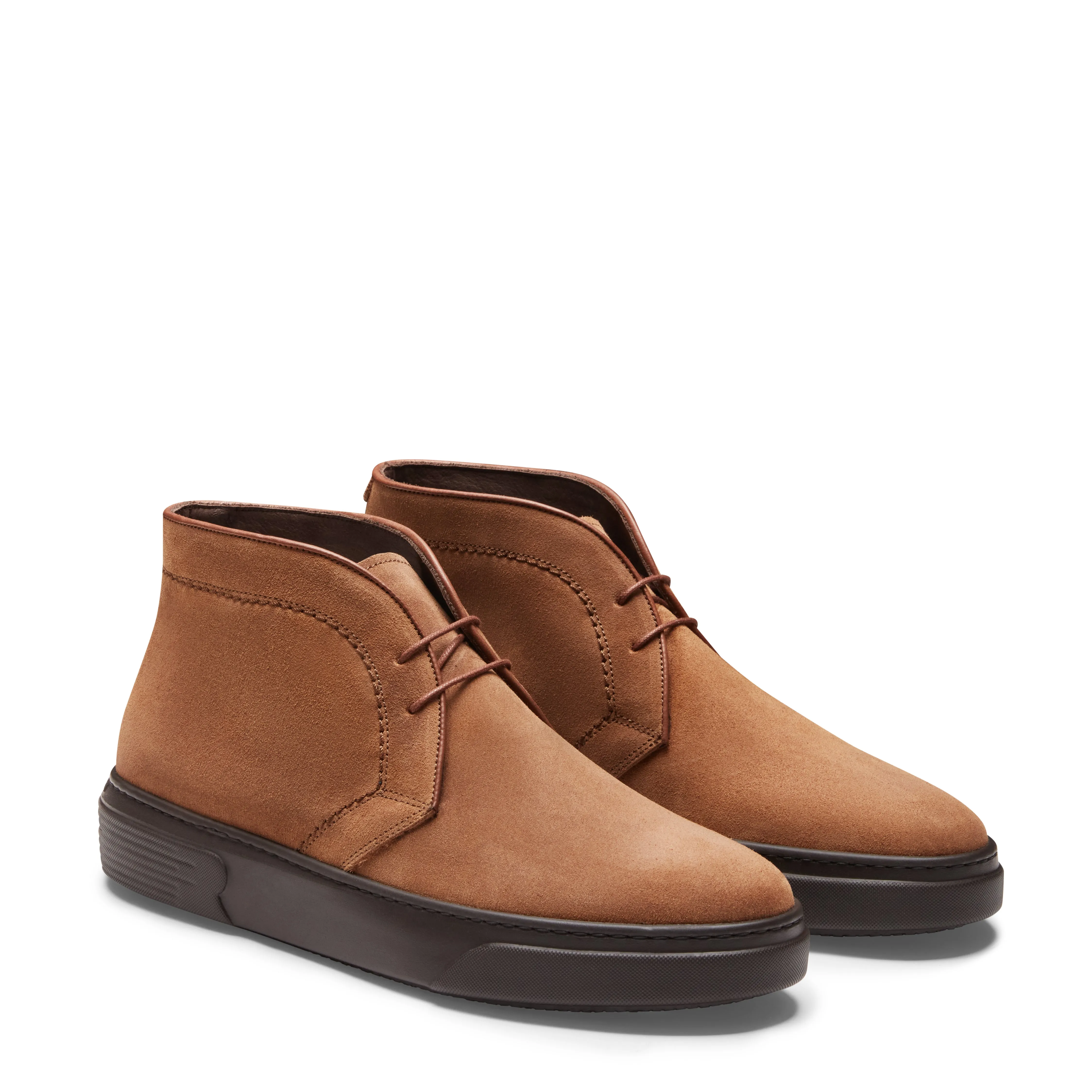 Desert boot in suede da uomo color castoro sold by Fratelli Rossetti product image thumbnail 2