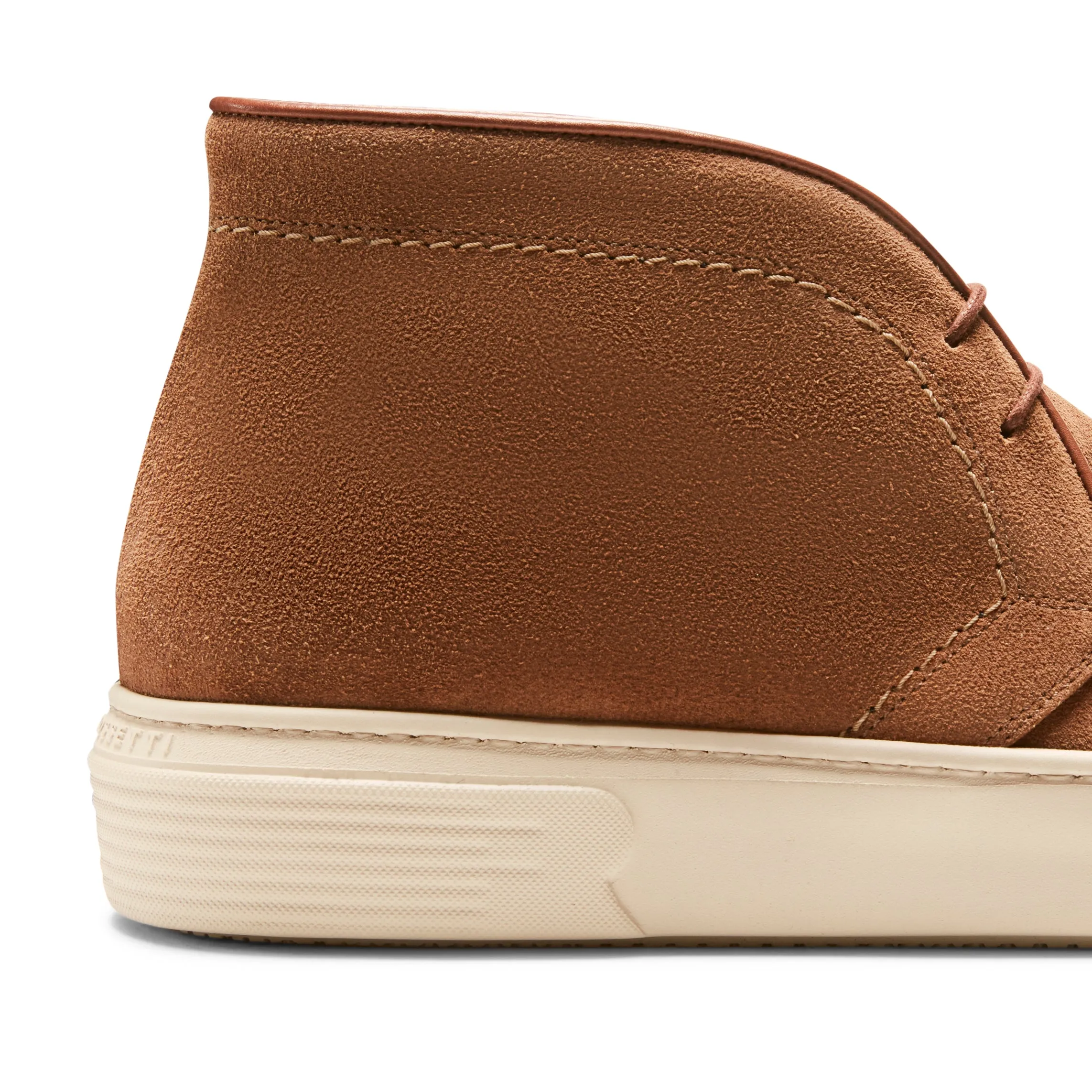 Desert boot in suede da uomo color castoro sold by Fratelli Rossetti product image thumbnail 5