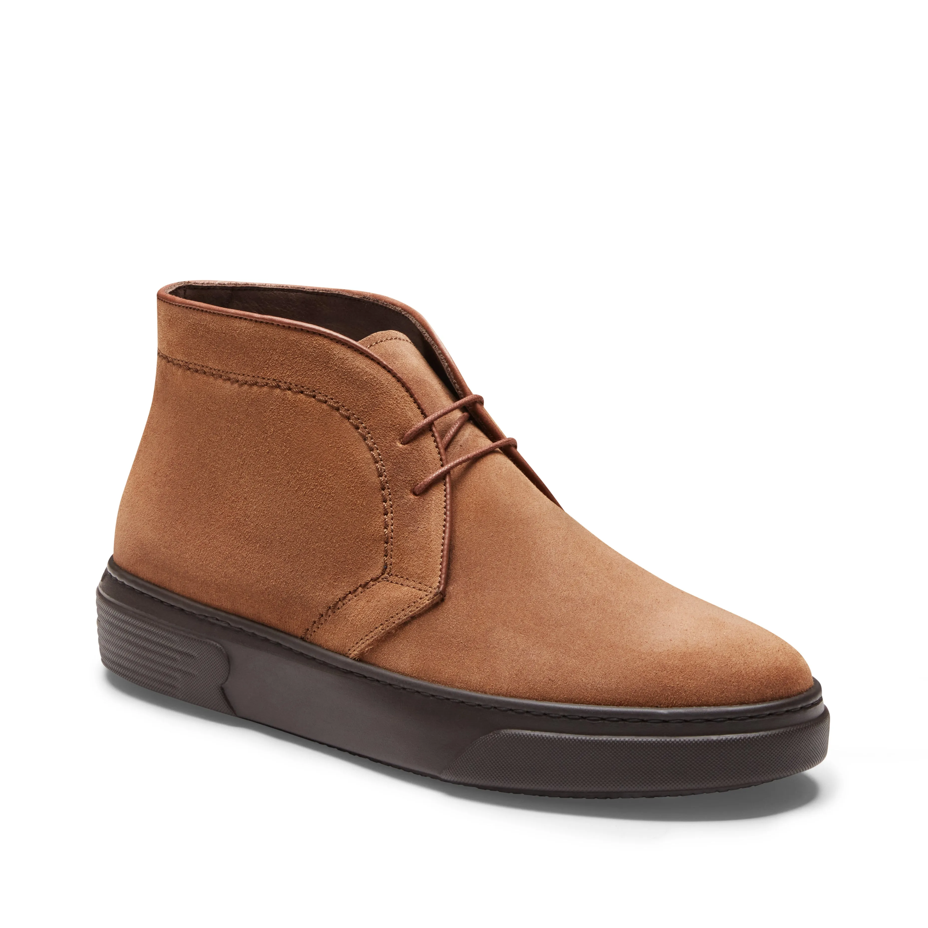 Desert boot in suede da uomo color castoro sold by Fratelli Rossetti