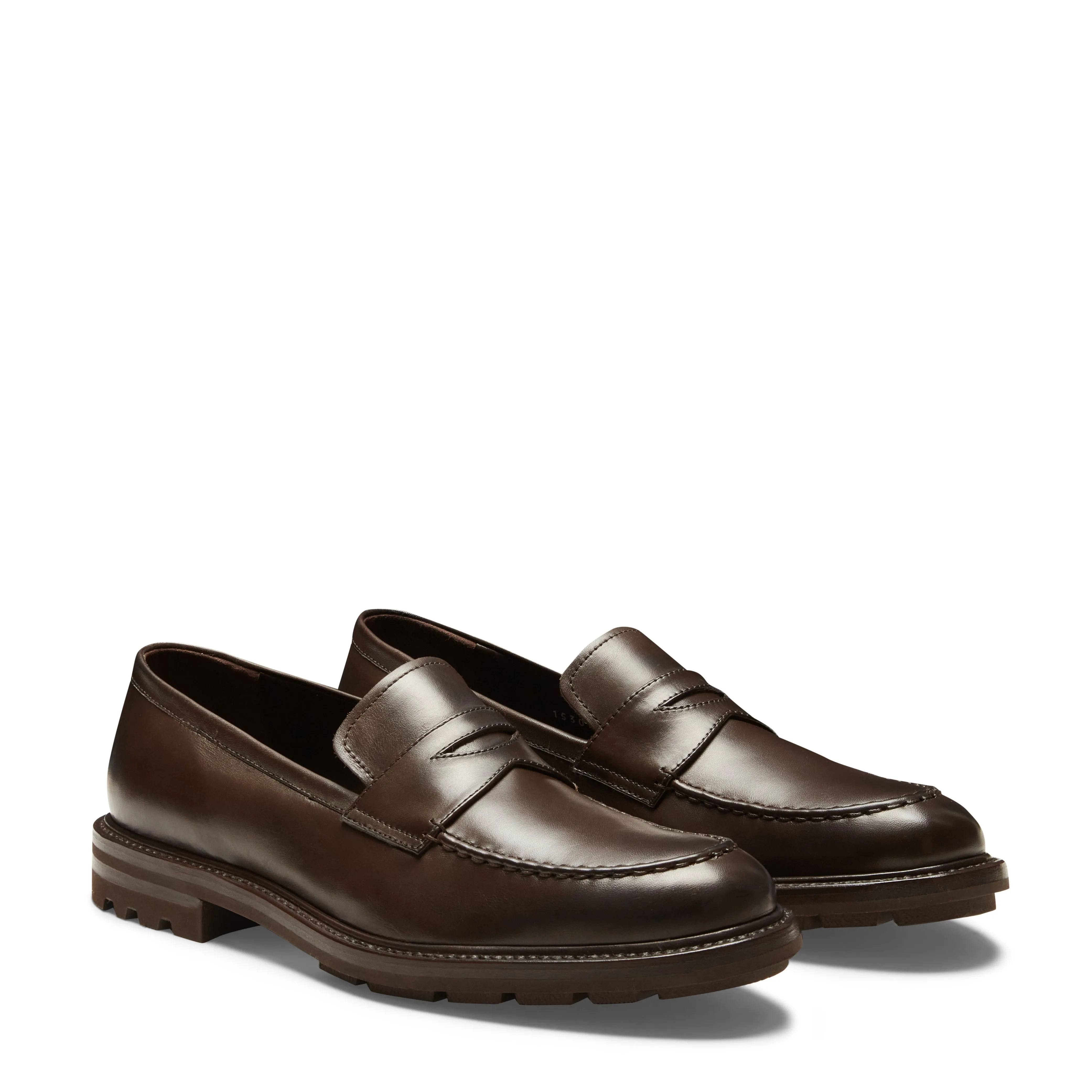 Mocassino in pelle da uomo color ebano sold by Fratelli Rossetti product image thumbnail 2