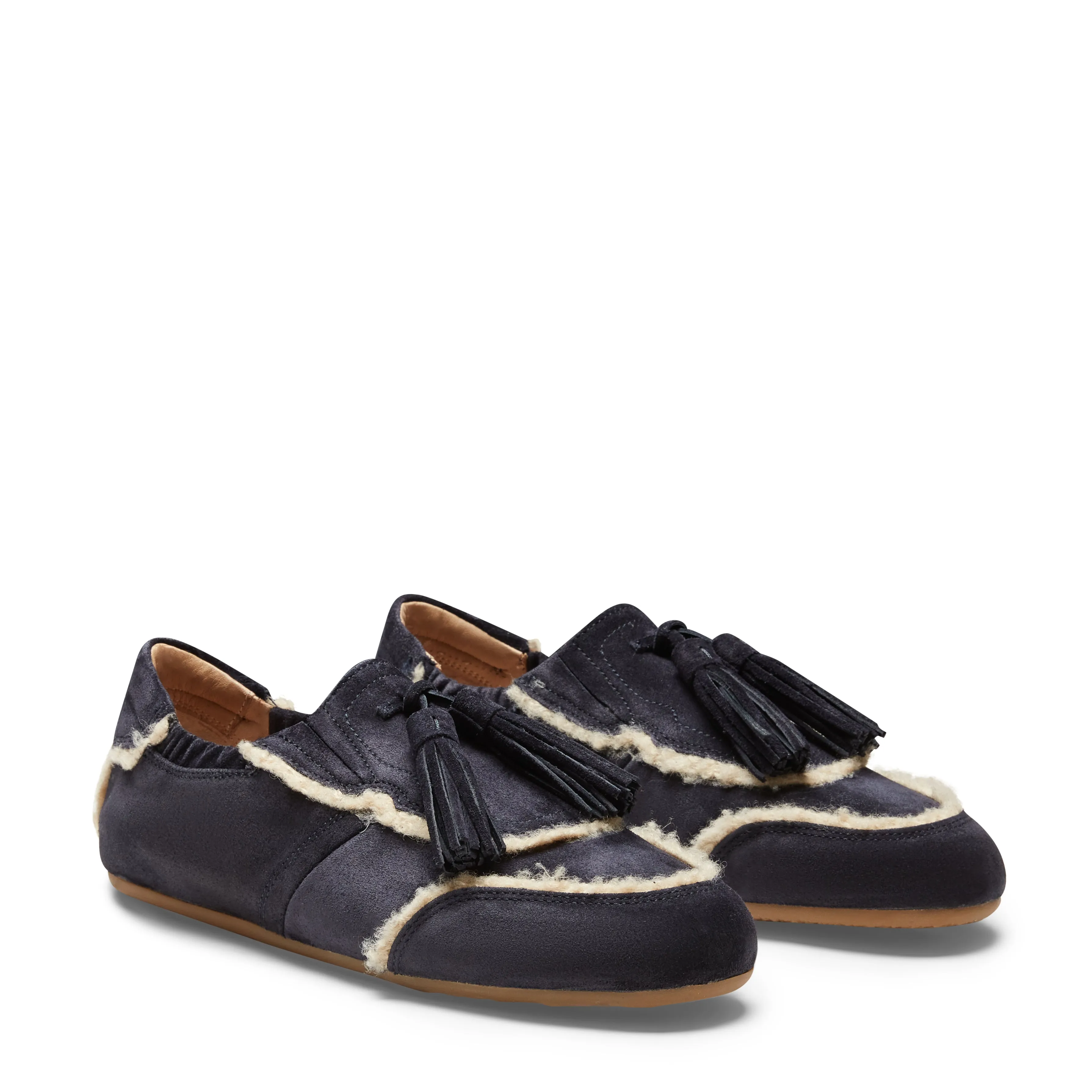 Sneaker Grace in suede da donna color navy sold by Fratelli Rossetti product image thumbnail 2