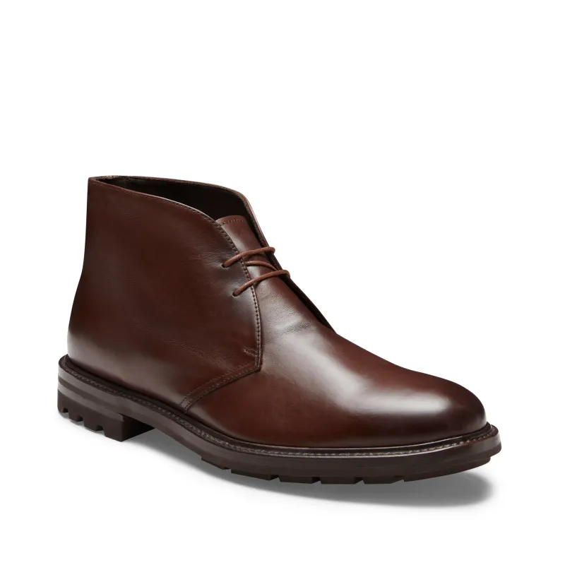 Desert boot in pelle da uomo color mandorla made by Fratelli Rossetti