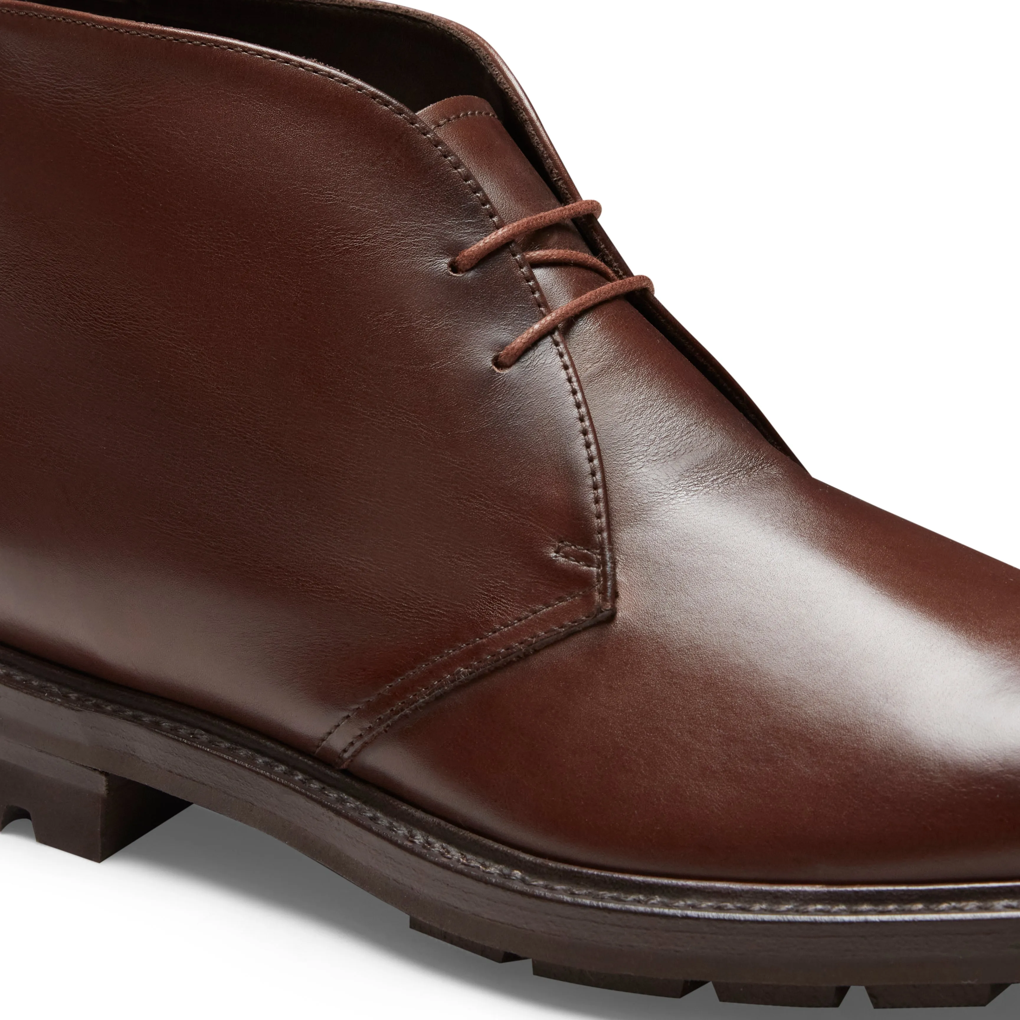 Desert boot in pelle da uomo color mandorla sold by Fratelli Rossetti product image thumbnail 5
