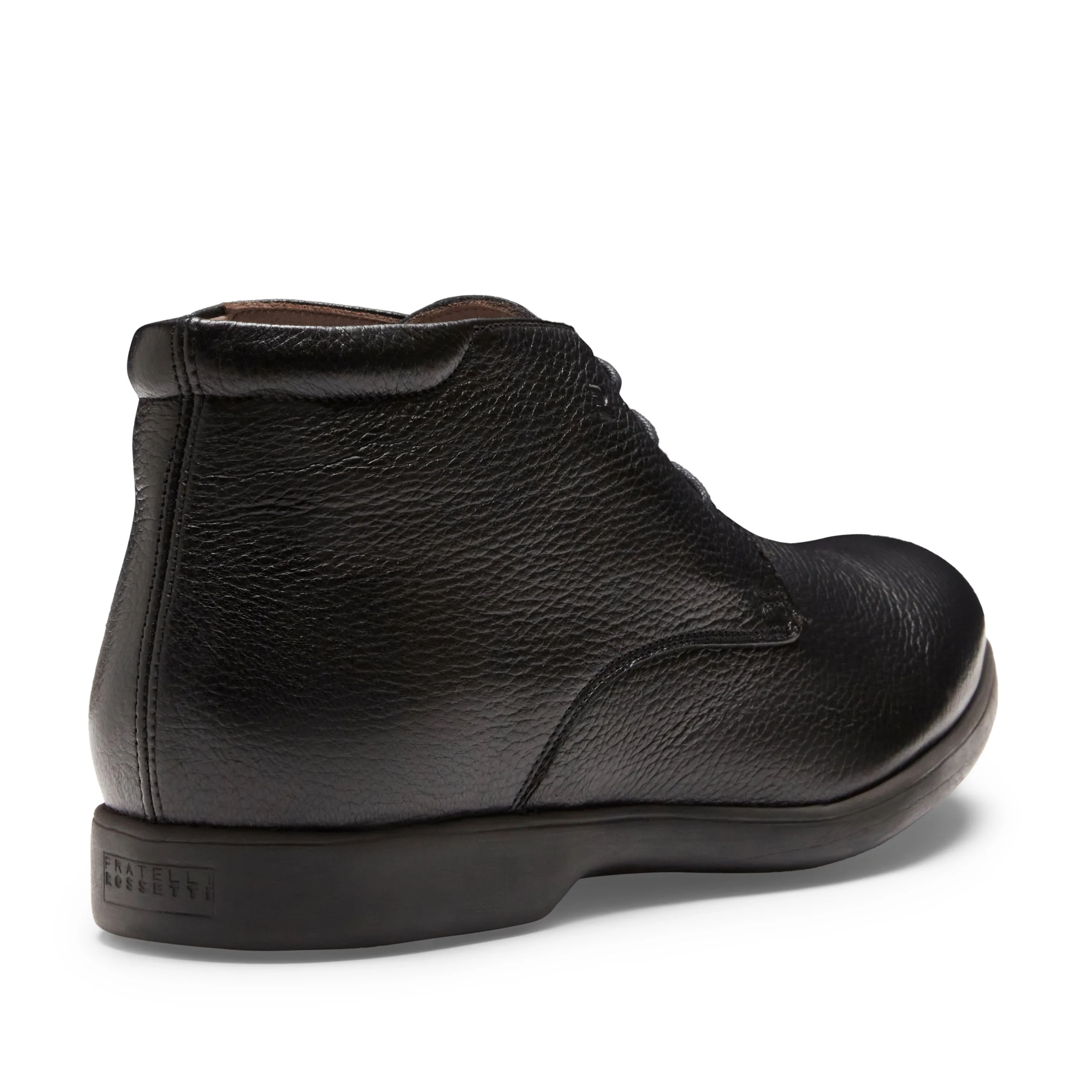 Desert boot nero in pelle da uomo sold by Fratelli Rossetti product image thumbnail 3
