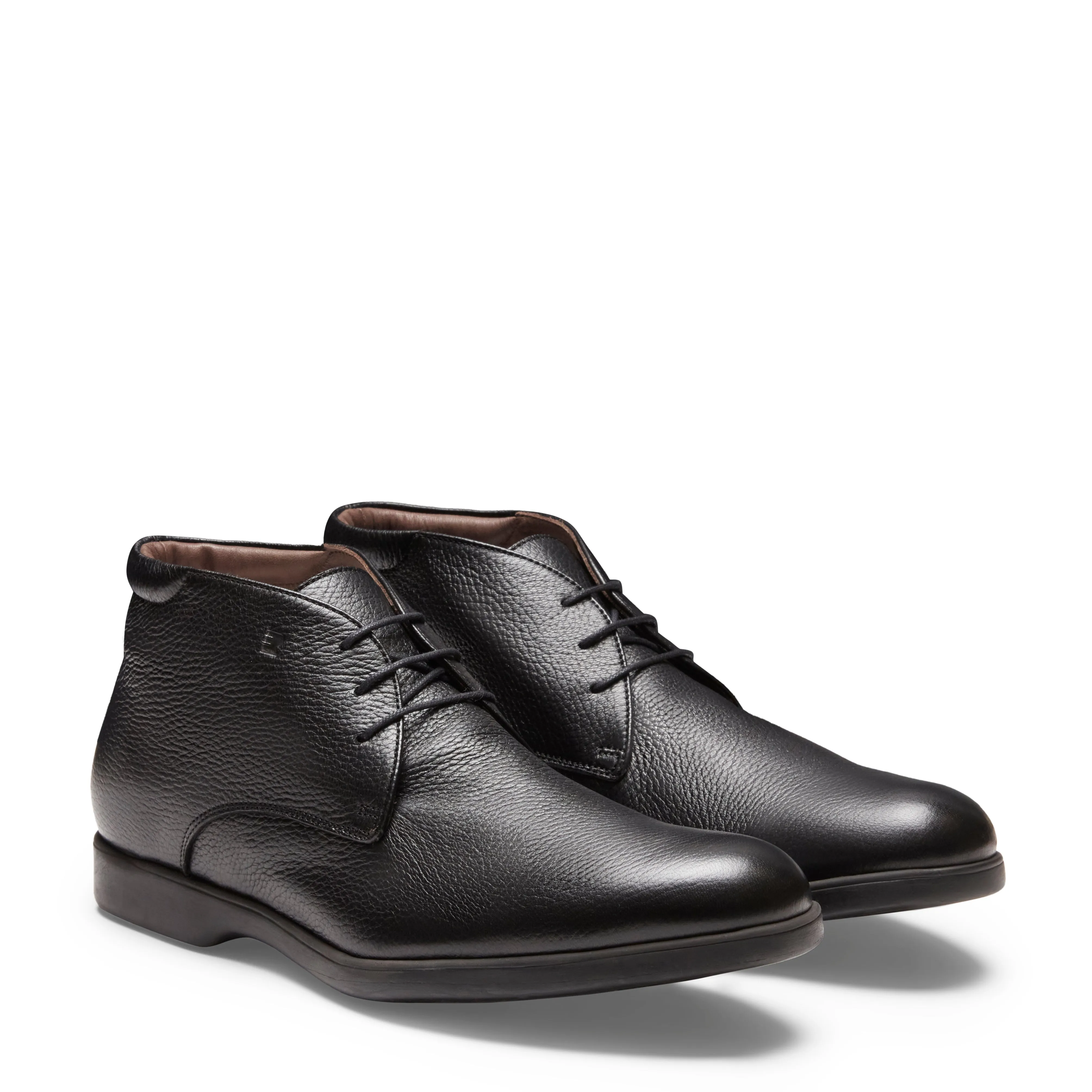 Desert boot nero in pelle da uomo sold by Fratelli Rossetti product image thumbnail 2