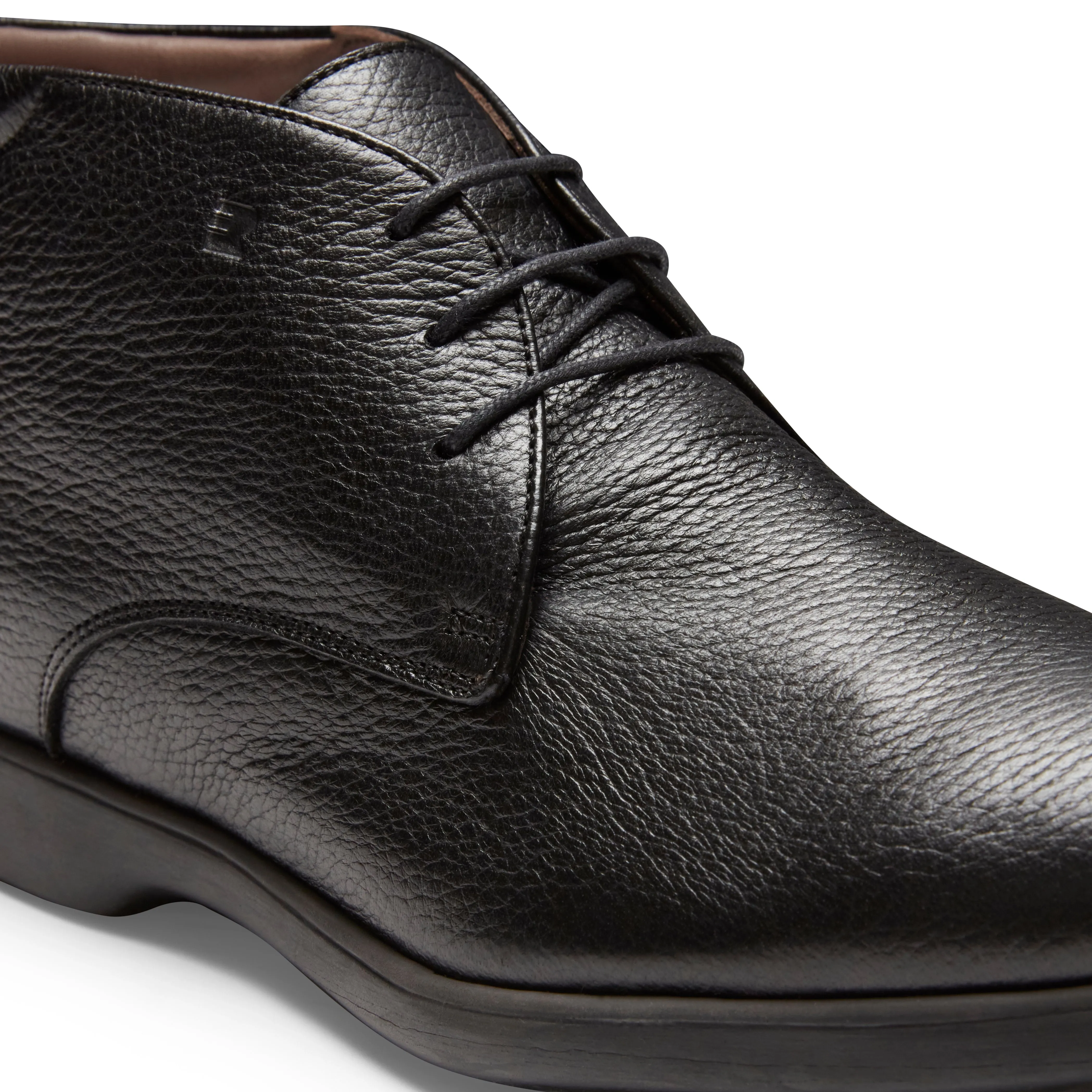Desert boot nero in pelle da uomo sold by Fratelli Rossetti product image thumbnail 4