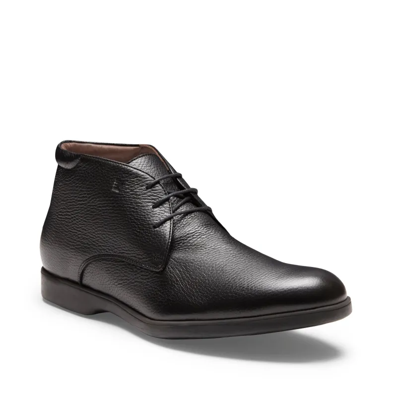 Desert boot nero in pelle da uomo made by Fratelli Rossetti