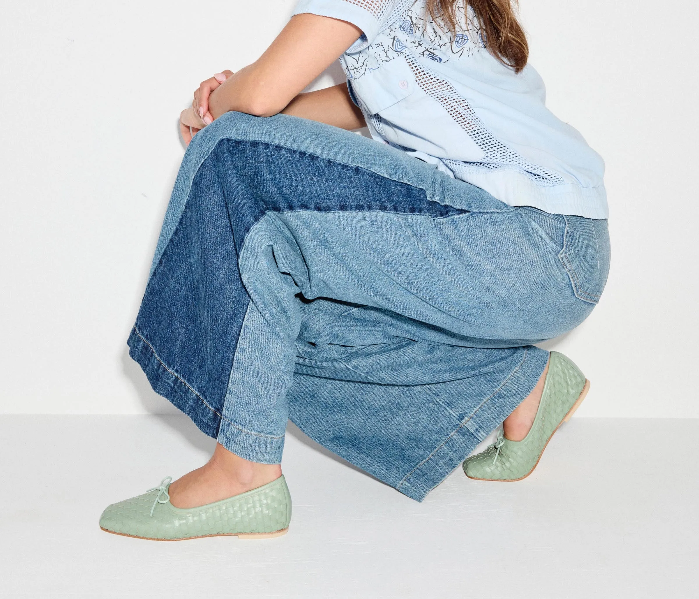 JADA SQUARE TOE BALLET FLAT sold by Freda Salvador product image thumbnail 2