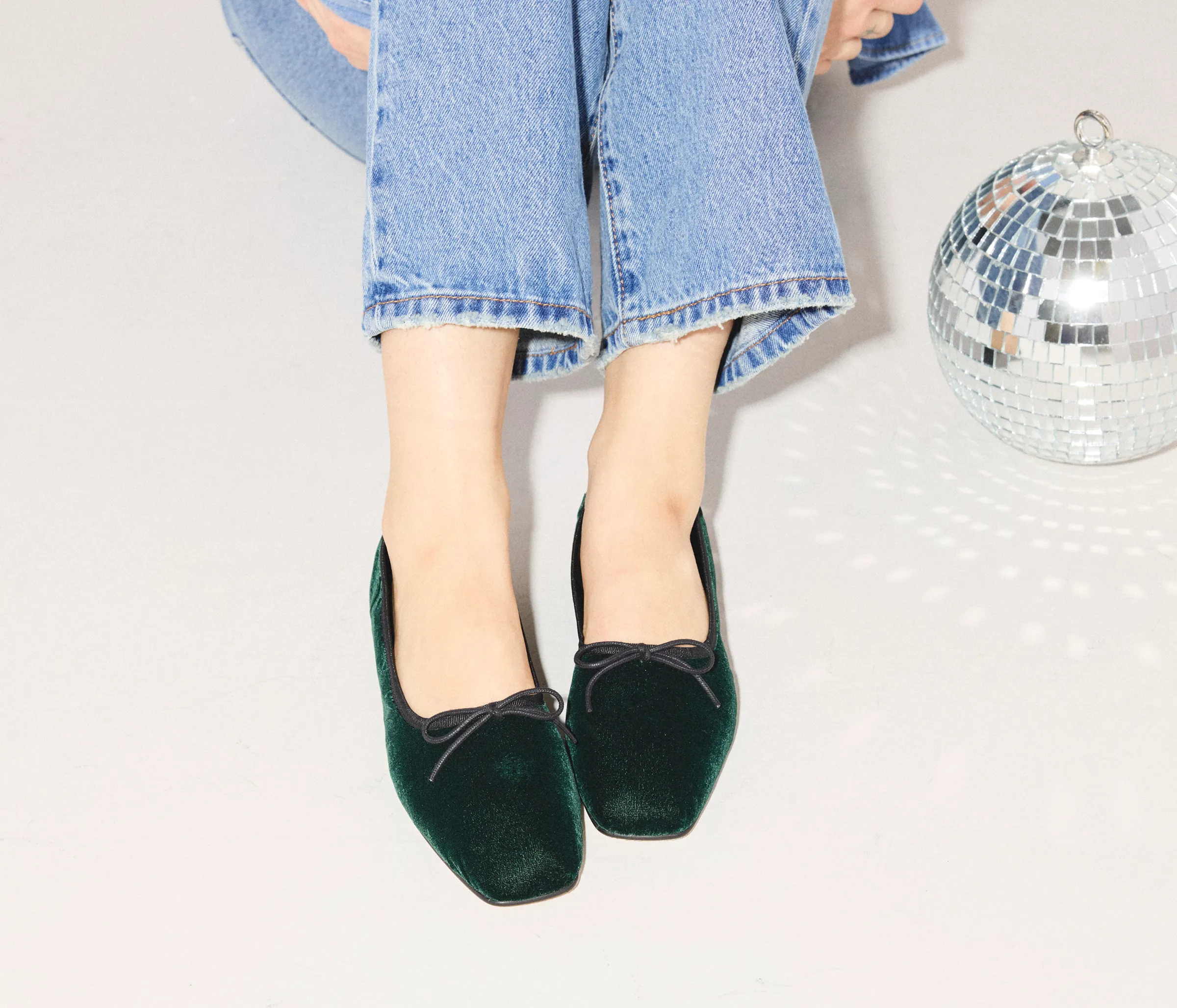 JADA SQUARE TOE BALLET FLAT sold by Freda Salvador product image thumbnail 2