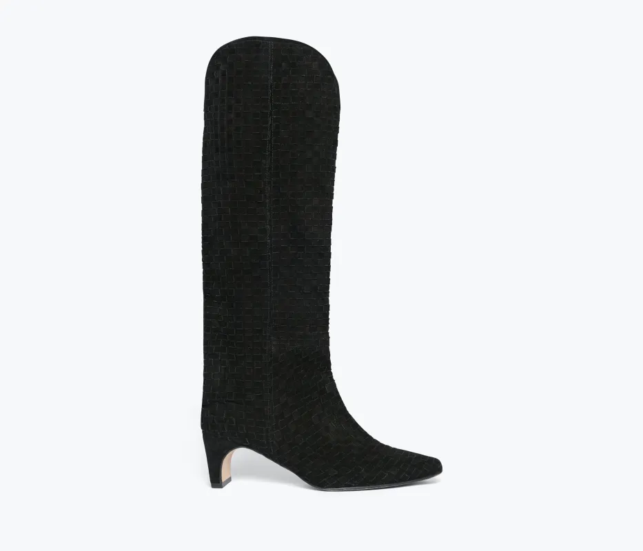 LENNOX WOVEN TALL BOOT made by Freda Salvador