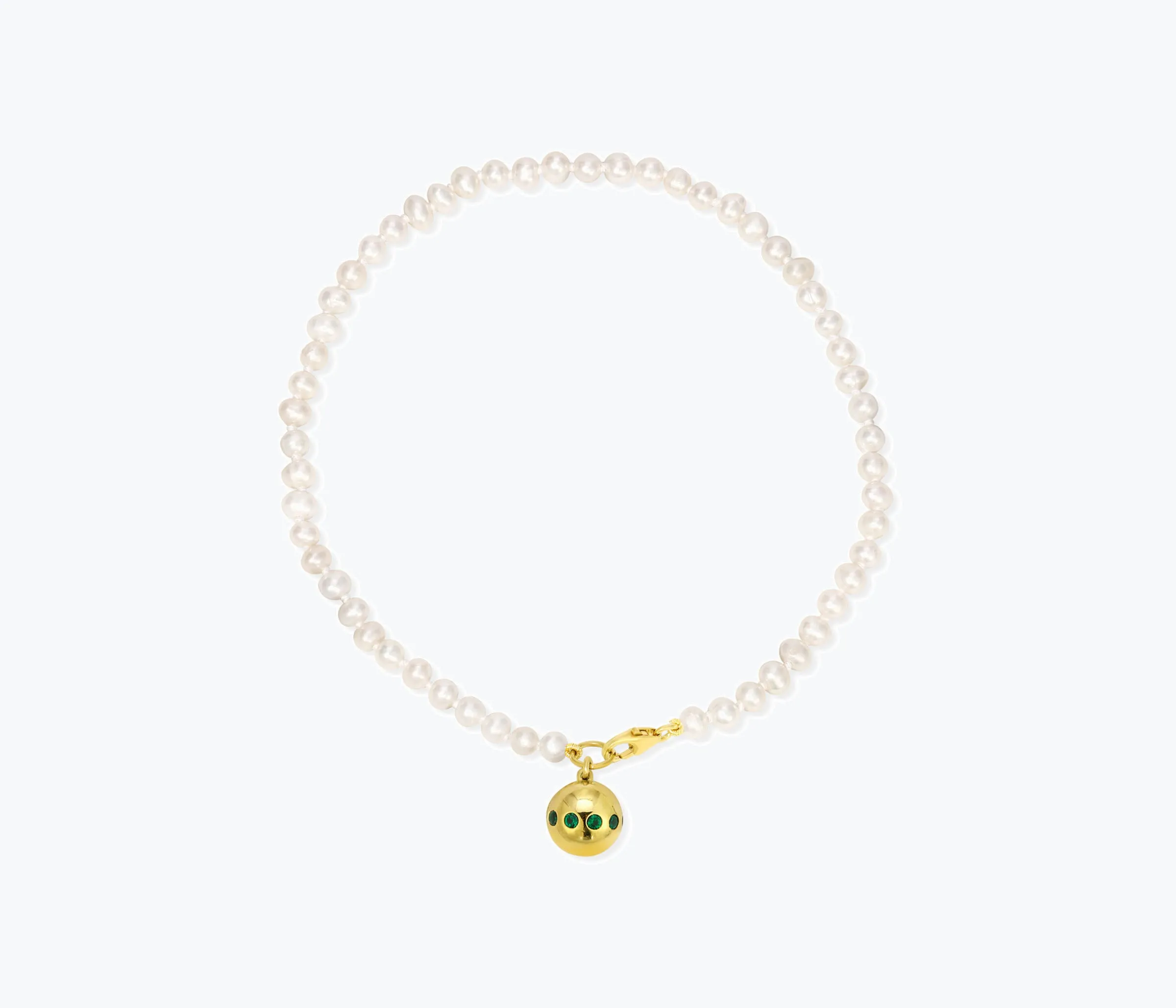Whit Pearl Anklet sold by Freda Salvador