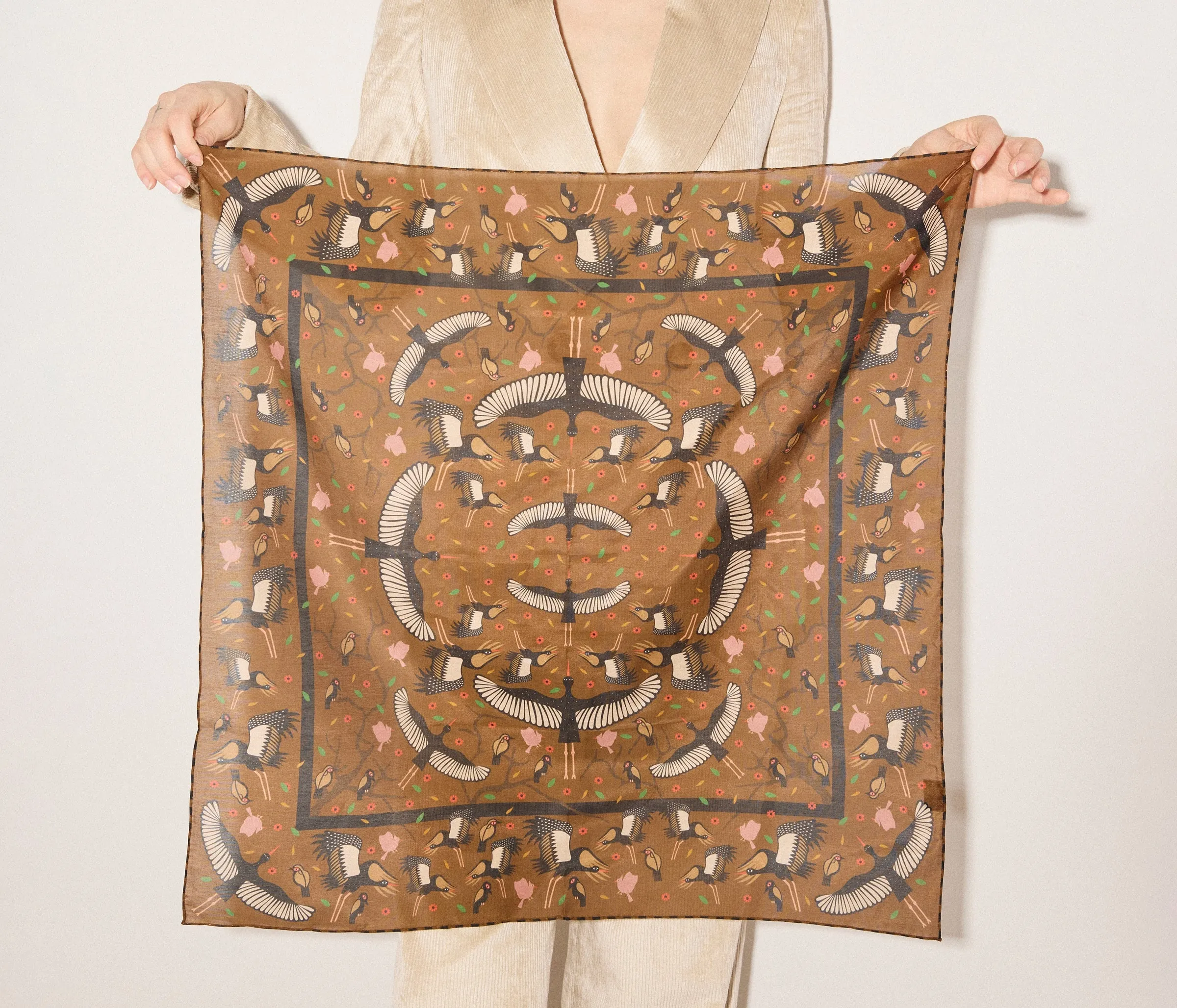 Stork Silk Blend Bandana sold by Freda Salvador product image thumbnail 2