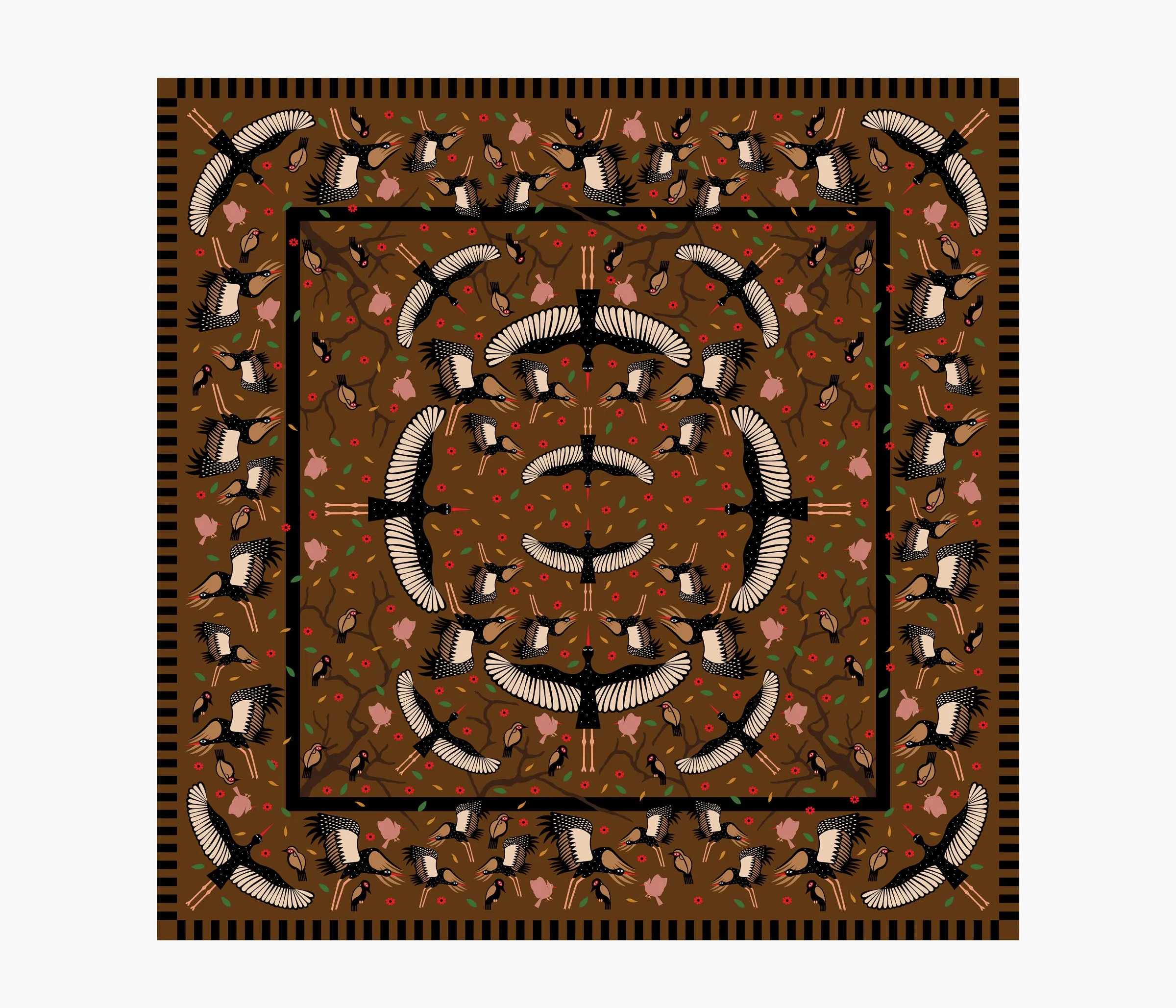 Stork Silk Blend Bandana sold by Freda Salvador