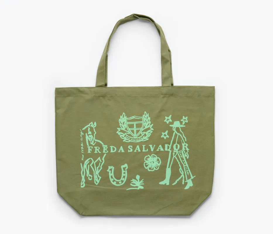 Limited Edition Illustrated Tote sold by Freda Salvador