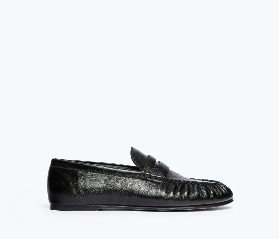 SYDNEY RUCHED PENNY LOAFER sold by Freda Salvador