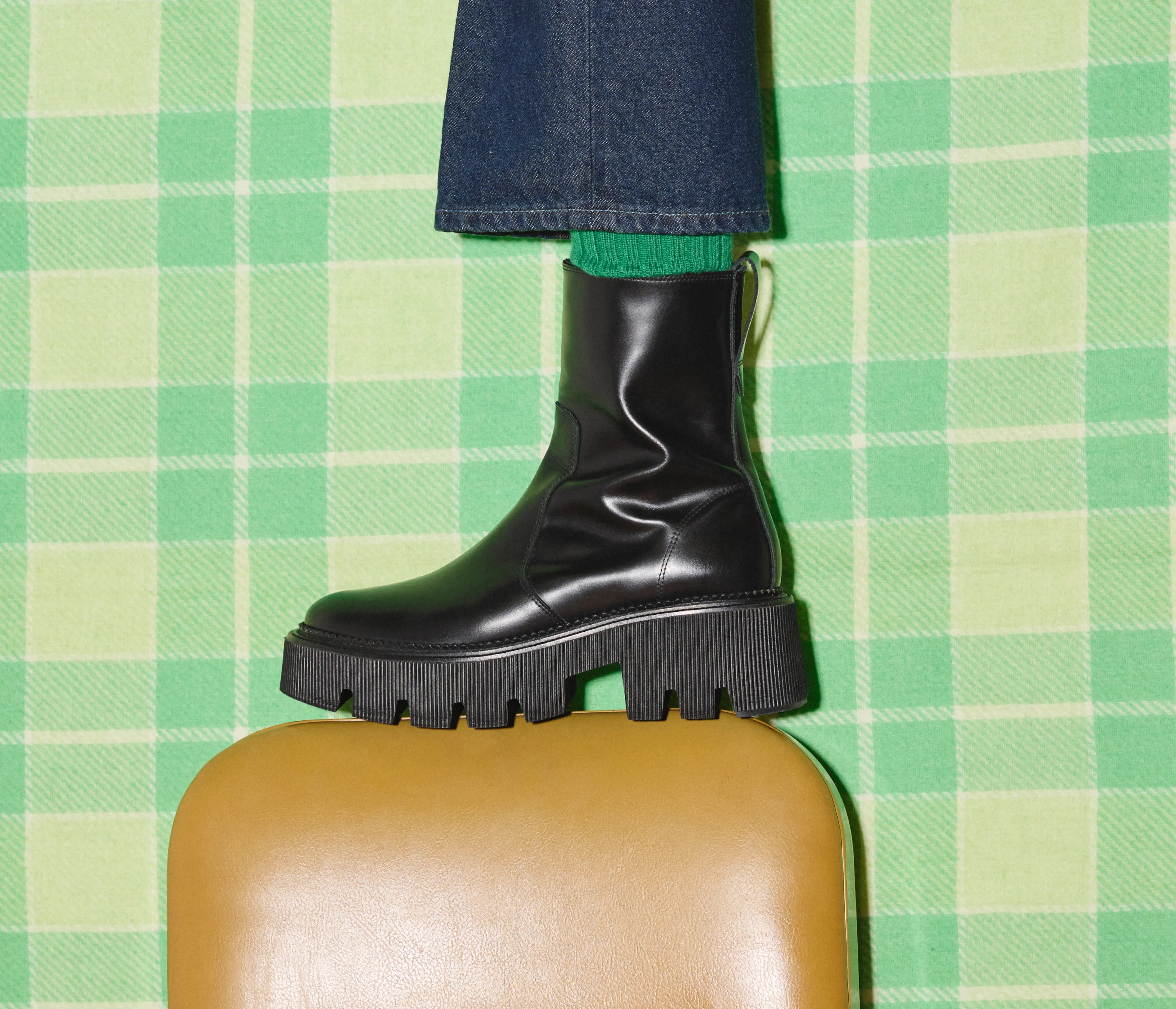 DARLA LUG SOLE CHELSEA BOOT sold by Freda Salvador product image thumbnail 2