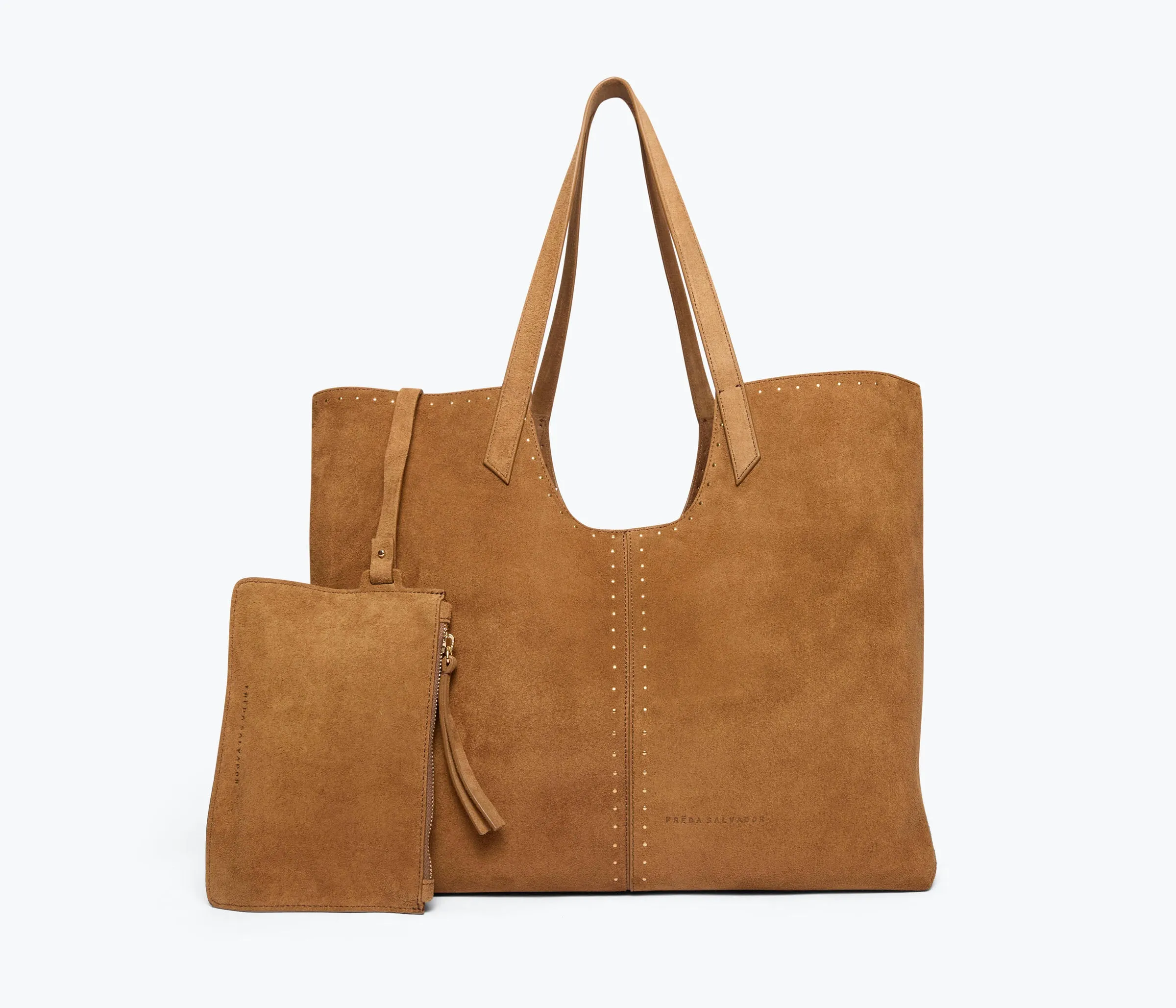 AVERY LARGE SUEDE TOTE sold by Freda Salvador product image thumbnail 5