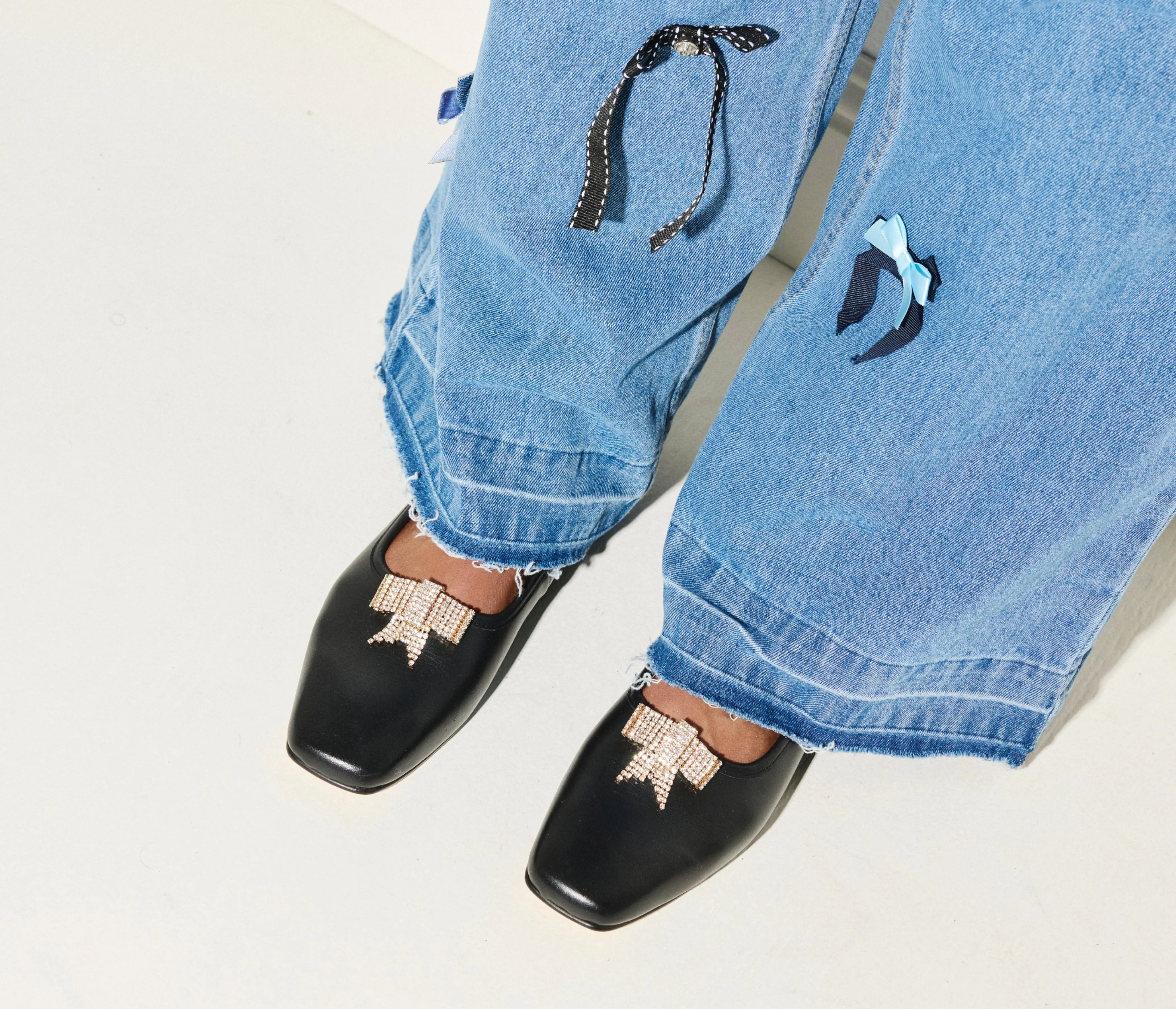 JADA SQUARE TOE BALLET FLAT sold by Freda Salvador product image thumbnail 2