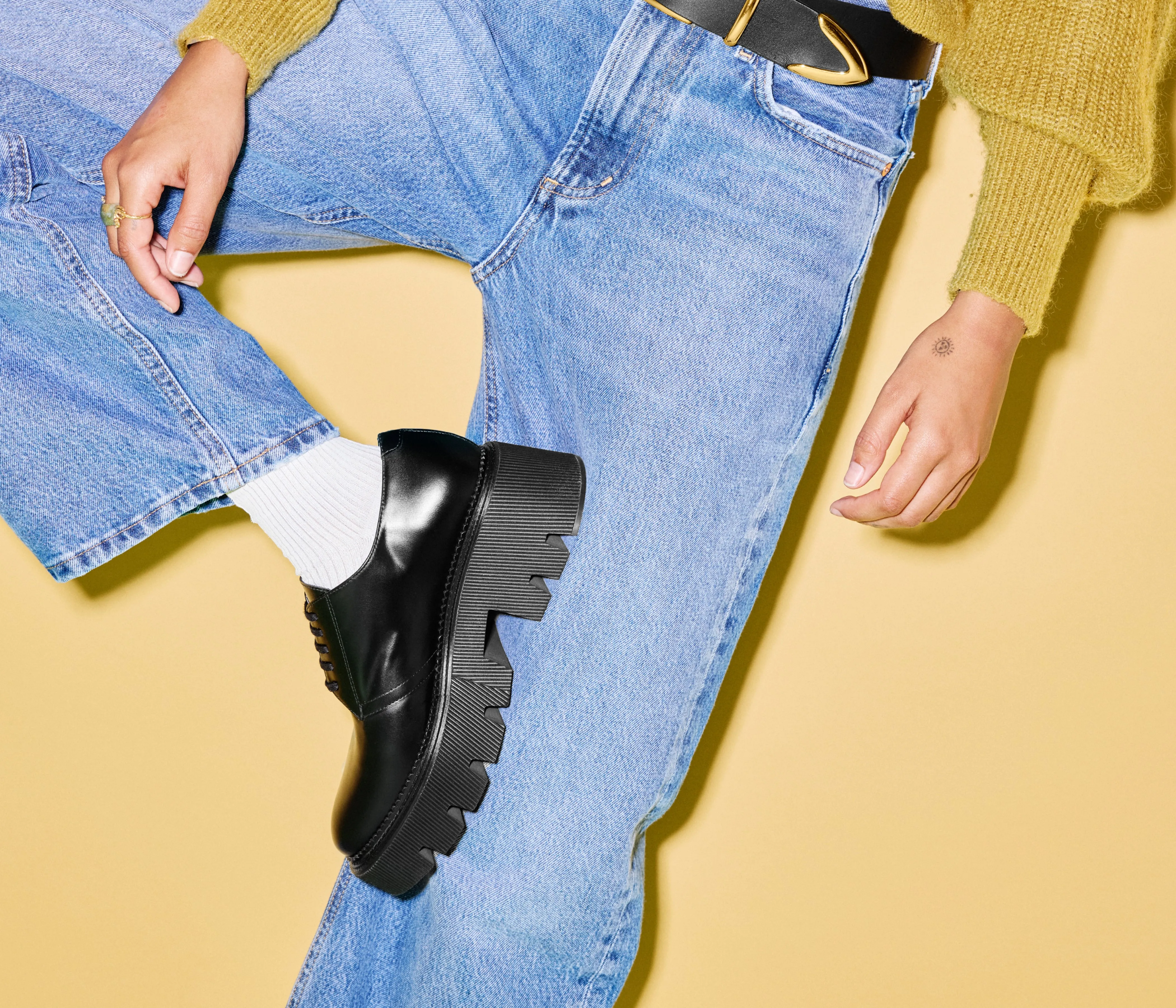 KEENA LUG SOLE OXFORD sold by Freda Salvador product image thumbnail 2