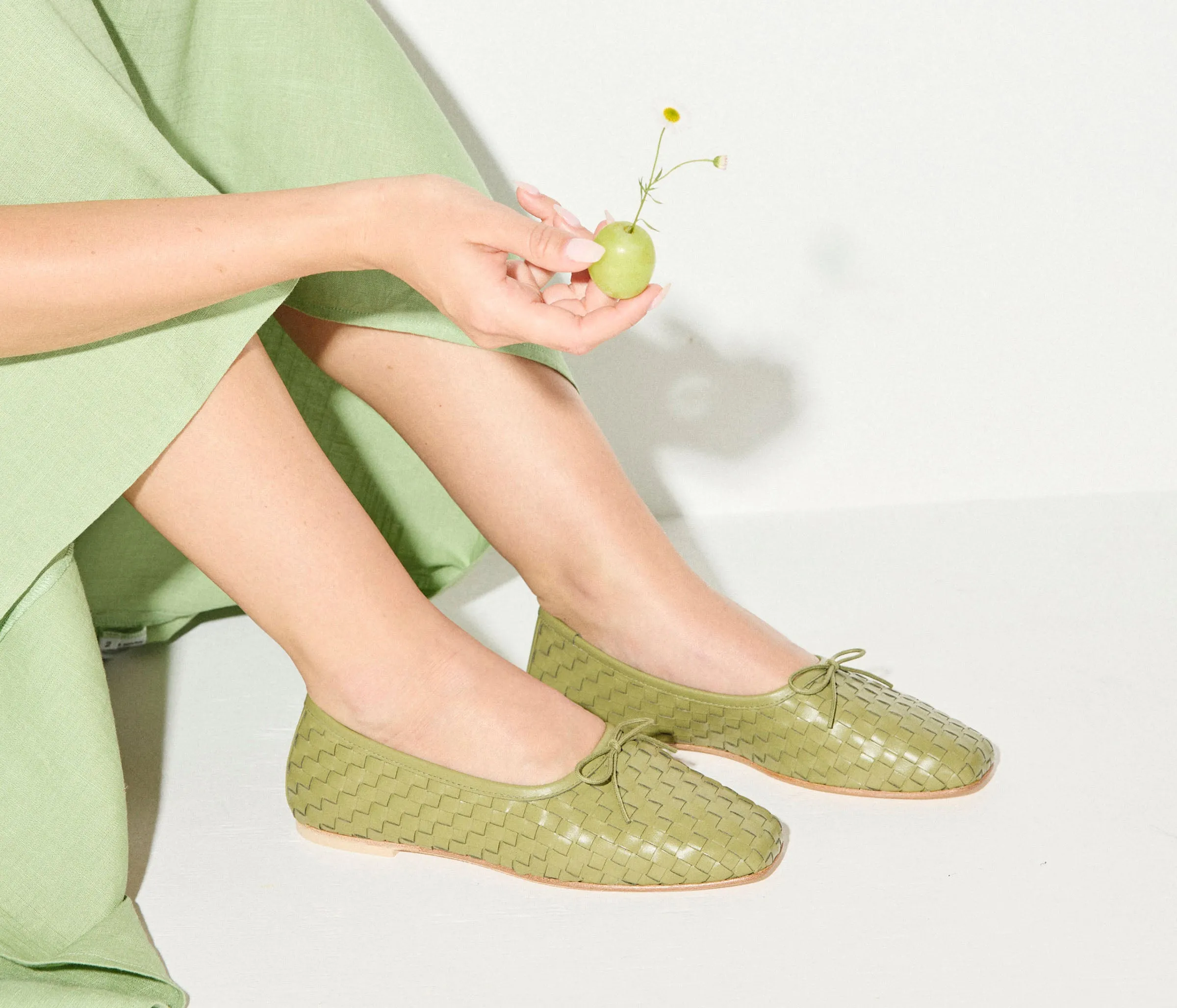 JADA SQUARE TOE BALLET FLAT sold by Freda Salvador product image thumbnail 2