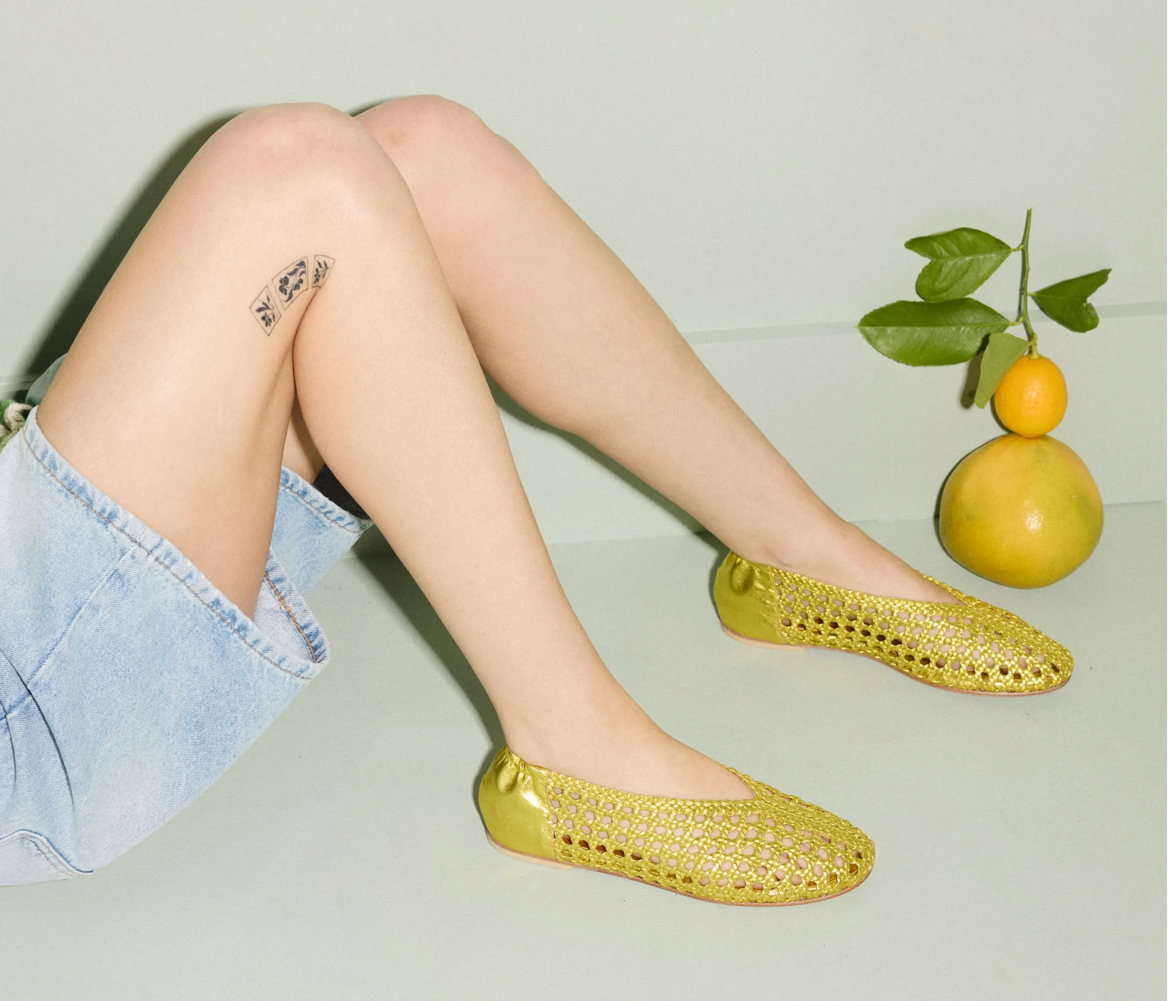 RILEY OPEN WEAVE BALLET FLAT sold by Freda Salvador product image thumbnail 2