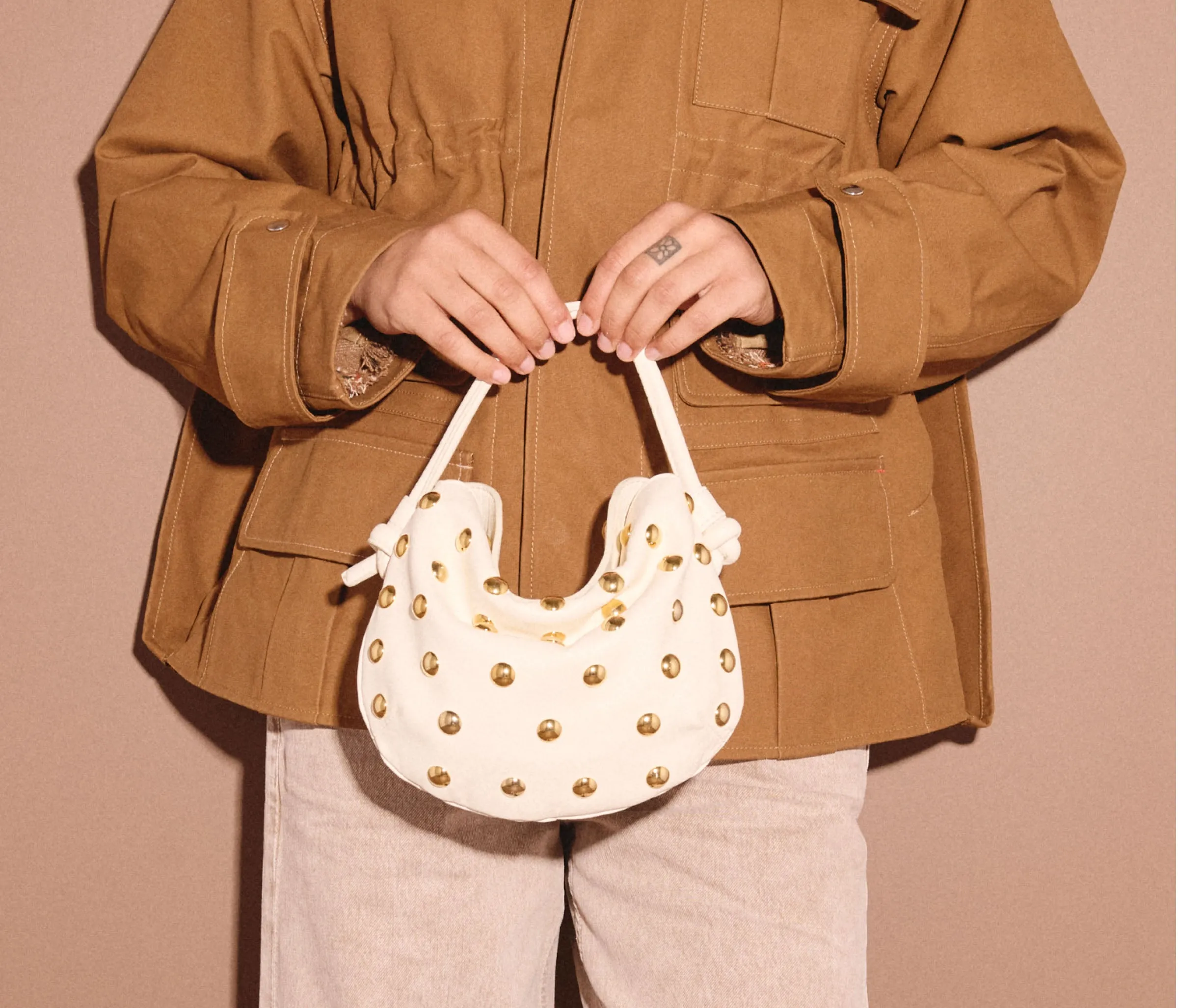 ELIS MINI CRESCENT BAG sold by Freda Salvador product image thumbnail 3