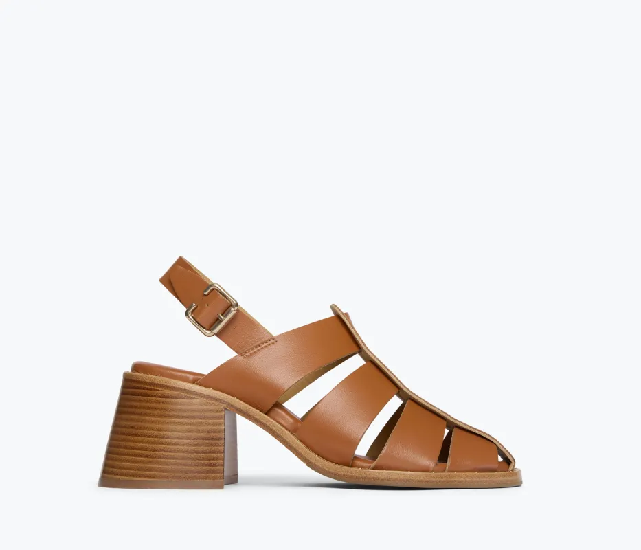 JULIETA FISHERMAN BLOCK HEEL sold by Freda Salvador