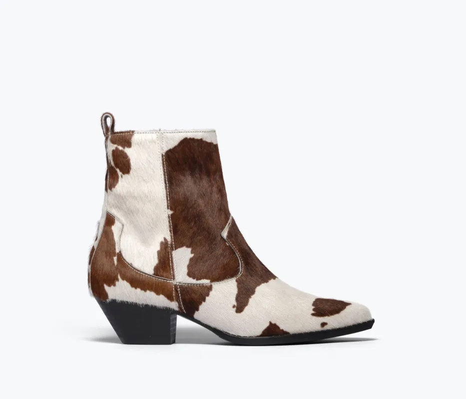 JOLENE WESTERN ANKLE BOOT made by Freda Salvador