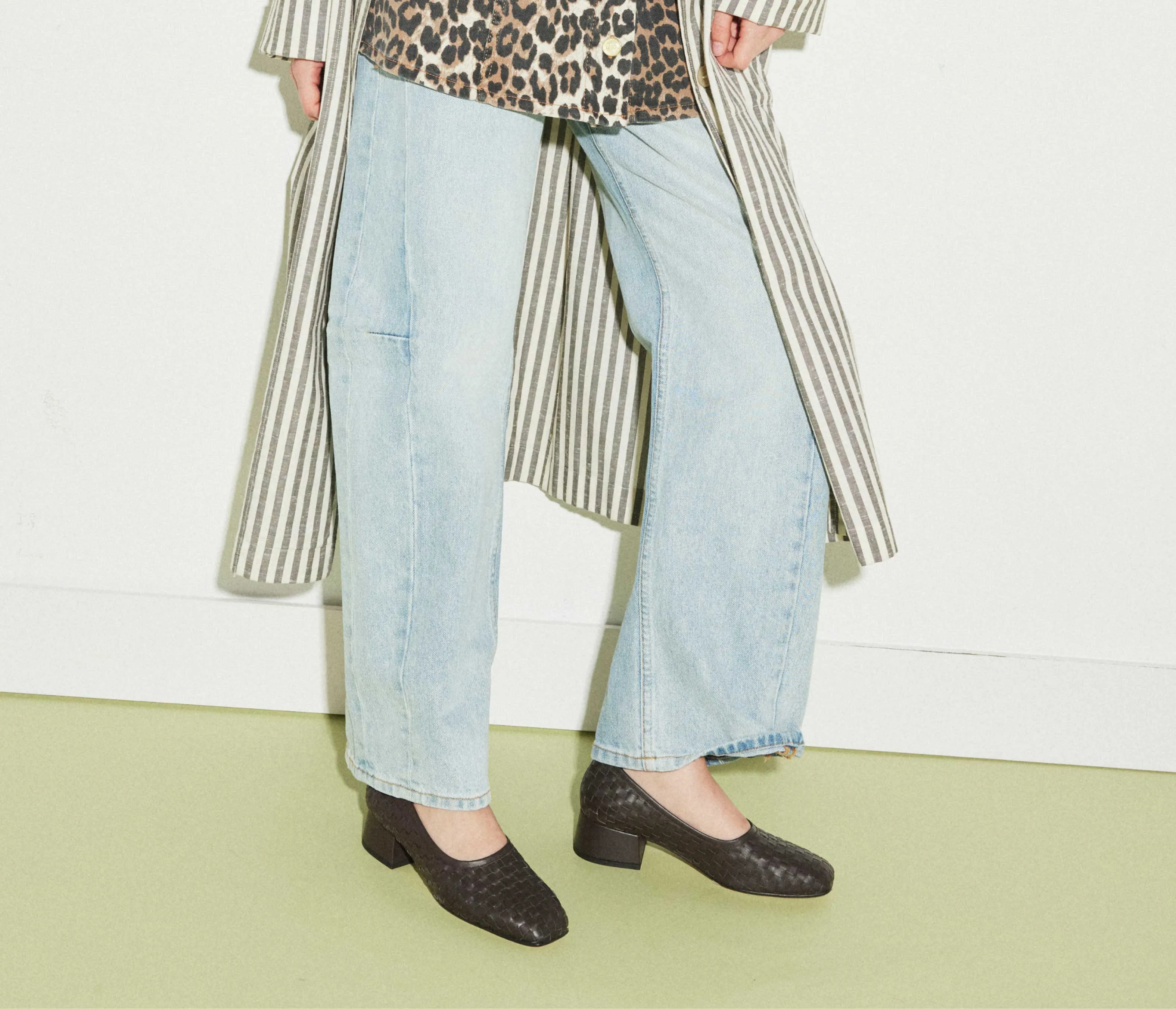 JAYLA WOVEN BALLET HEEL sold by Freda Salvador product image thumbnail 2