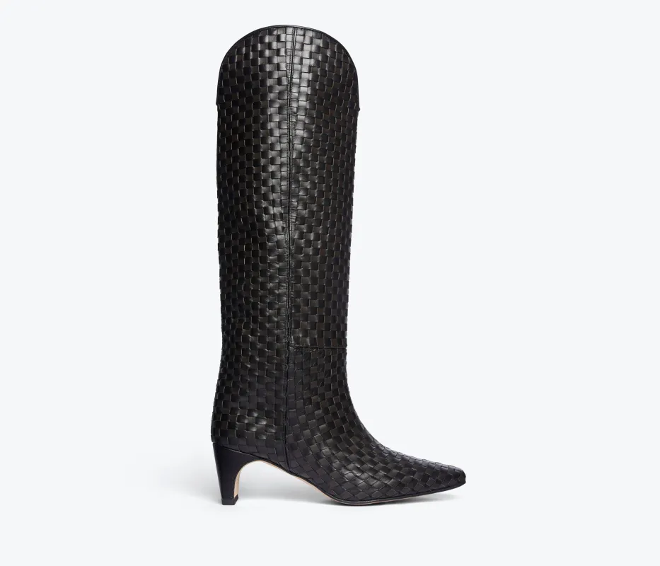 LENNOX WOVEN TALL BOOT made by Freda Salvador