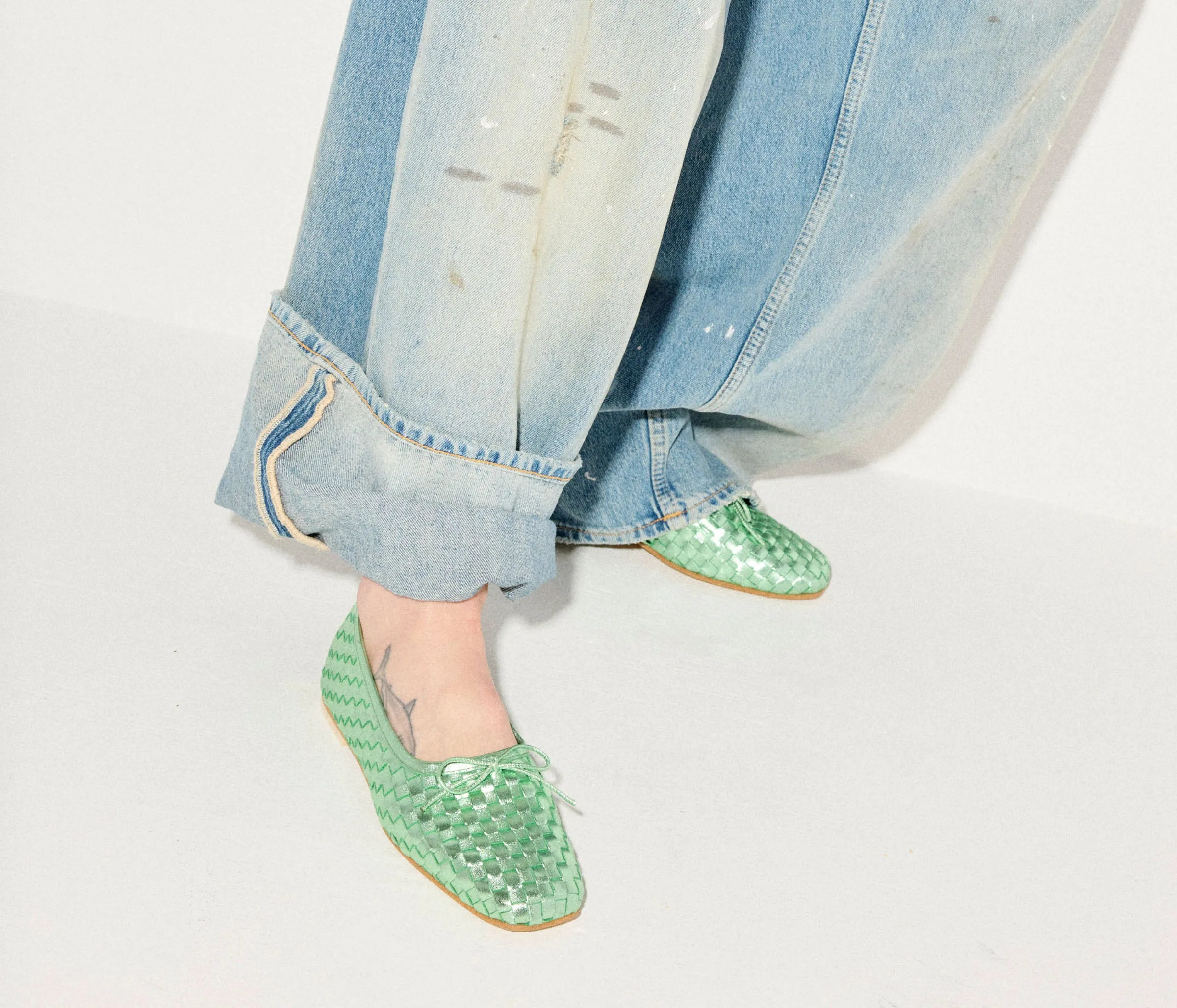 JADA SQUARE TOE BALLET FLAT sold by Freda Salvador product image thumbnail 2