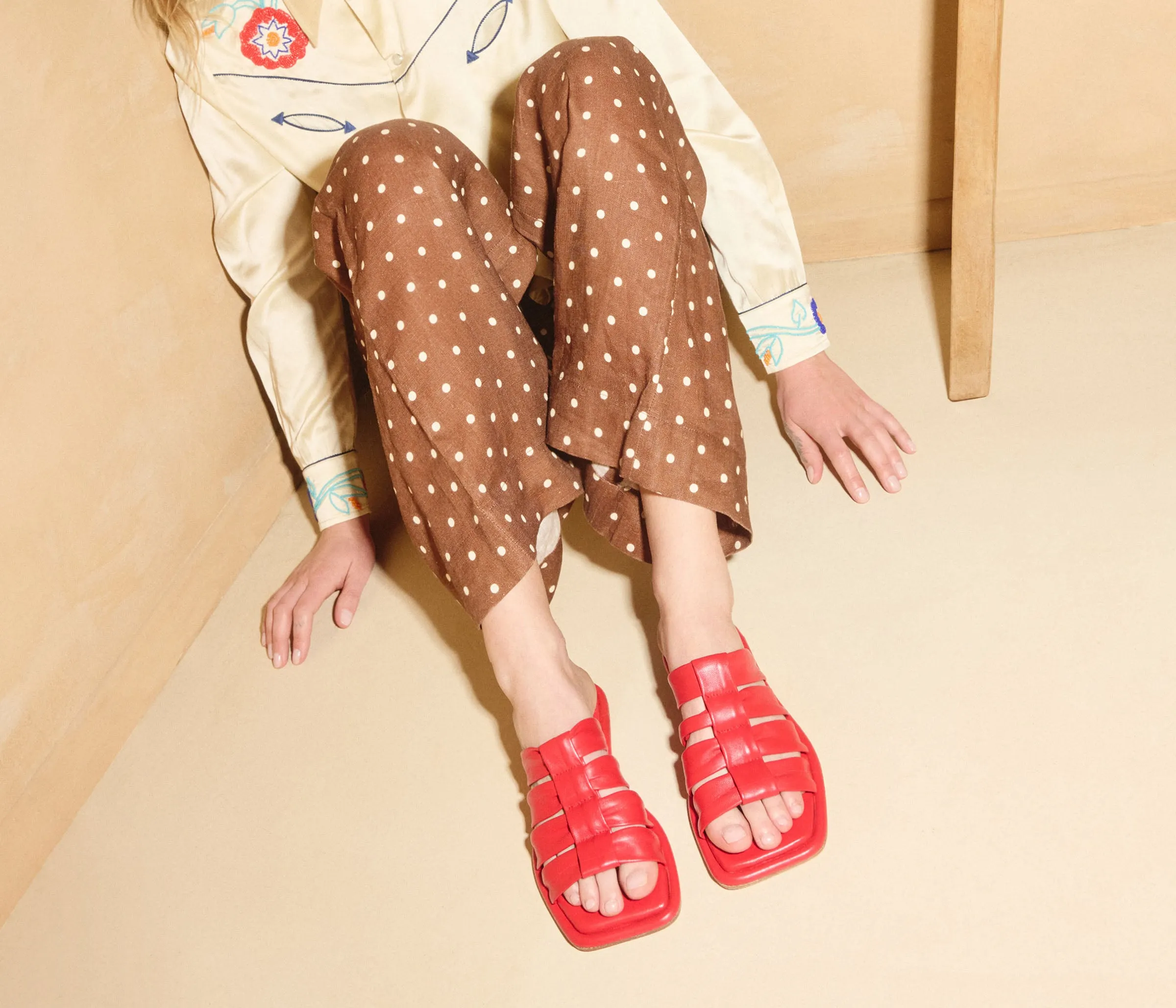 SELENA CLOUD MULE SANDAL sold by Freda Salvador product image thumbnail 2