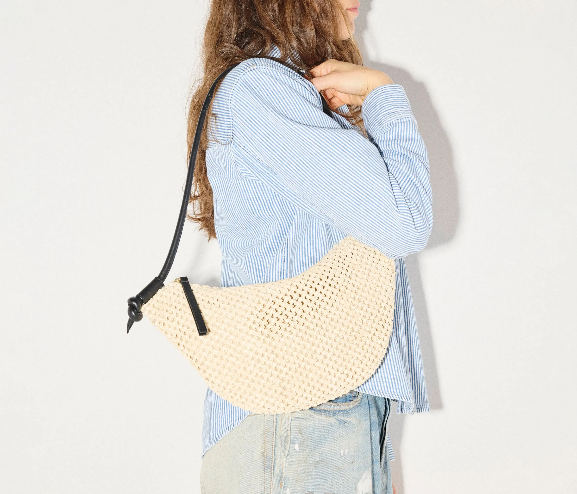 ELODIE CRESCENT BAG sold by Freda Salvador product image thumbnail 2