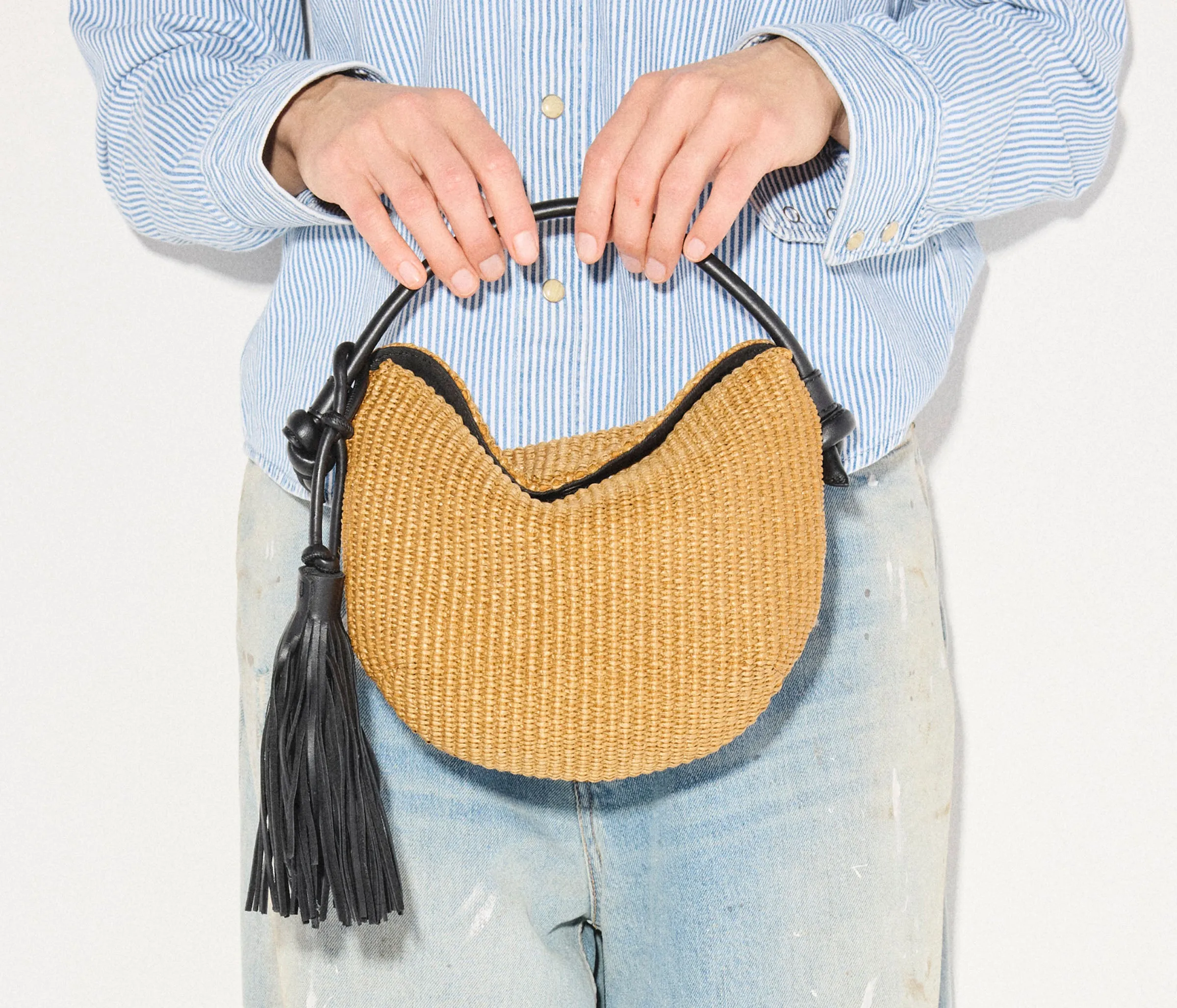 ELIS MINI CRESCENT BAG sold by Freda Salvador product image thumbnail 2