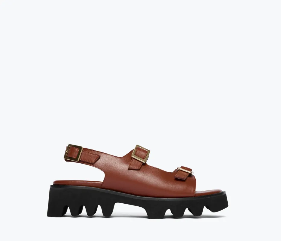 MINDY LUG SOLE SANDAL made by Freda Salvador