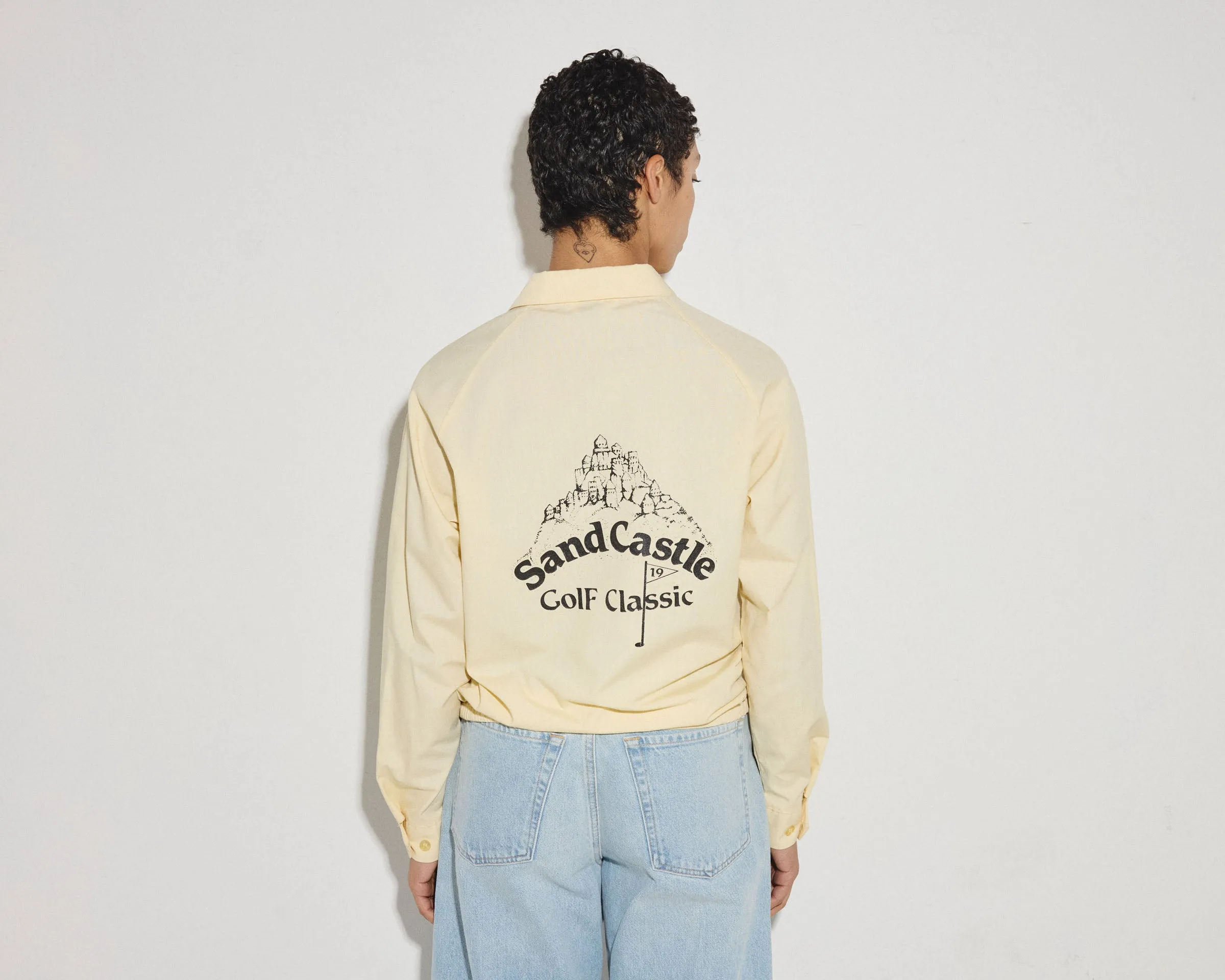 YELLOW ZIP UP JACKET sold by Freda Salvador product image thumbnail 2