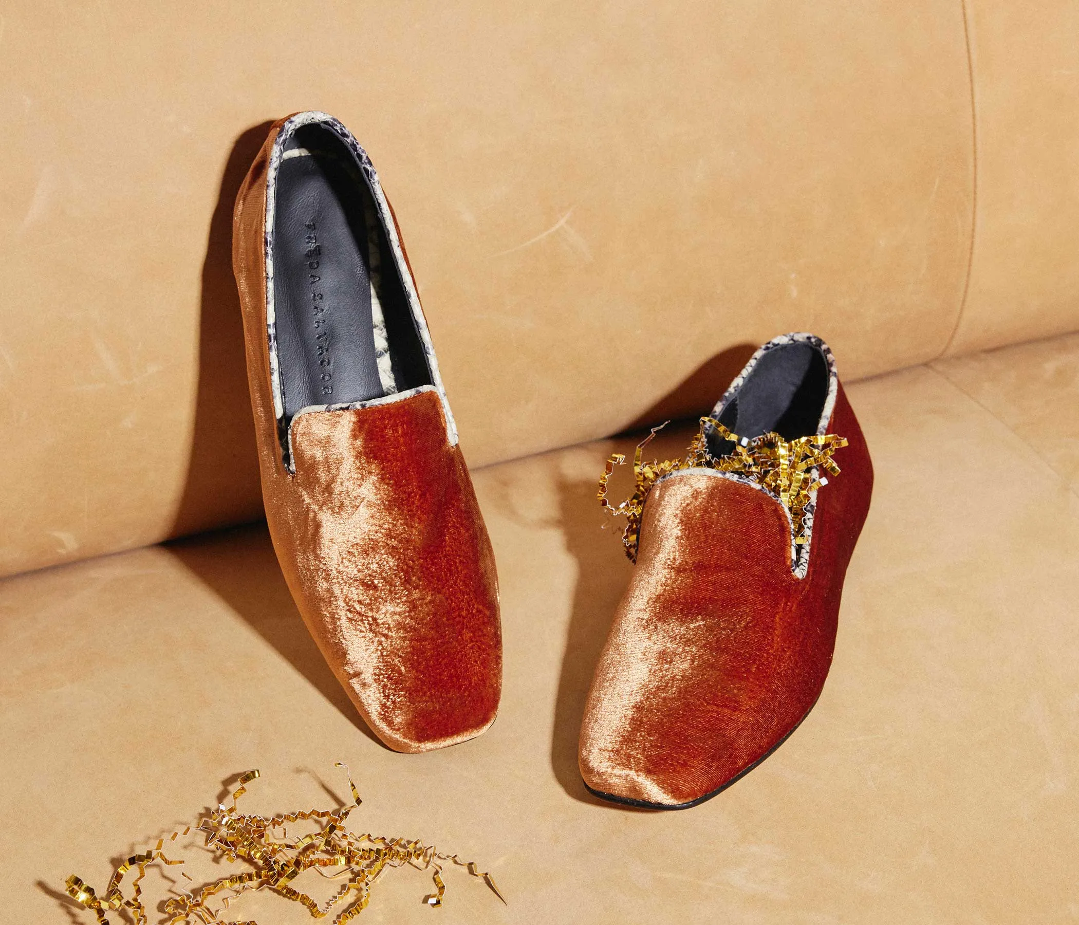 PAISLEY SMOKING SLIPPER sold by Freda Salvador product image thumbnail 2